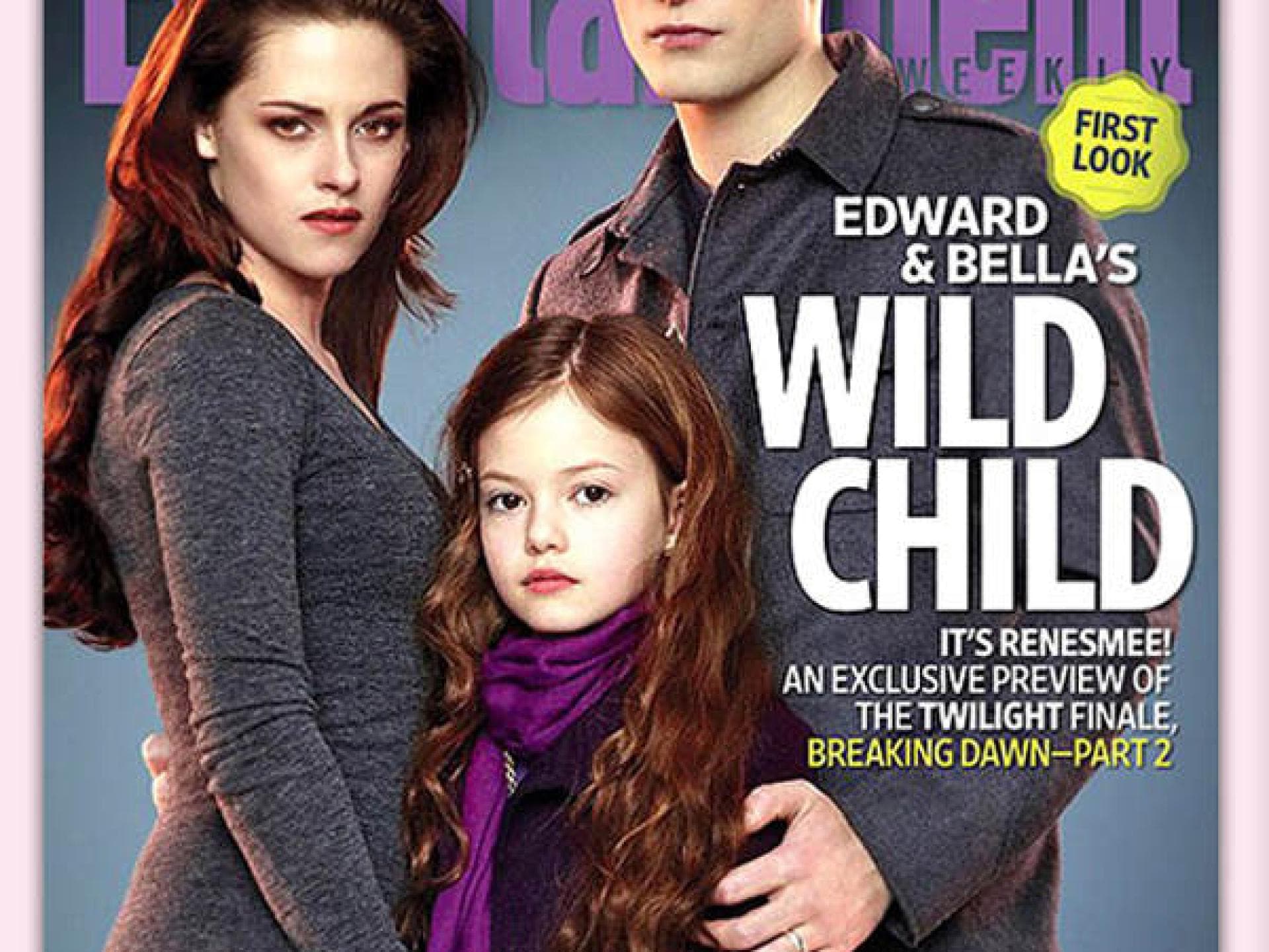Renesmee auf dem "Entertainment Weekly"-Cover