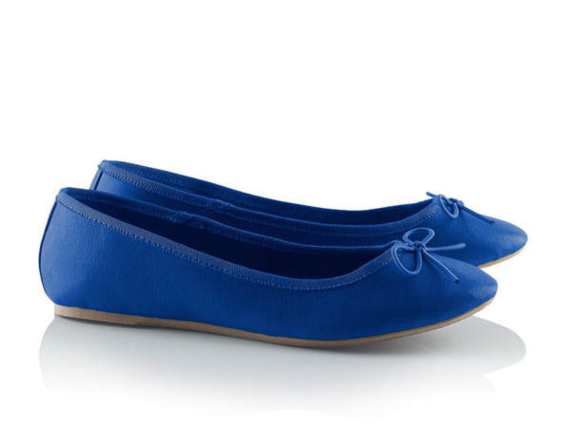 Blaue Ballerinas von H&M
