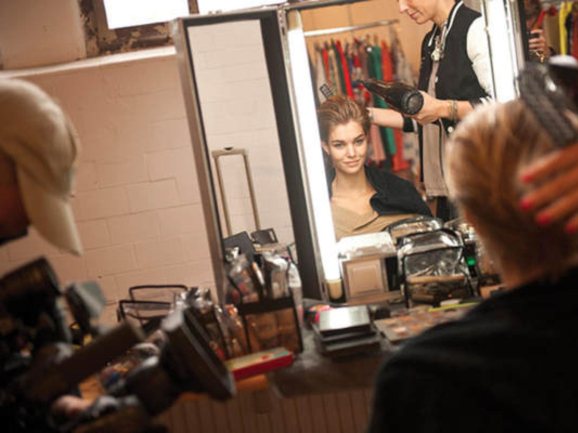 Backstage-Bilder von Luisas Shooting