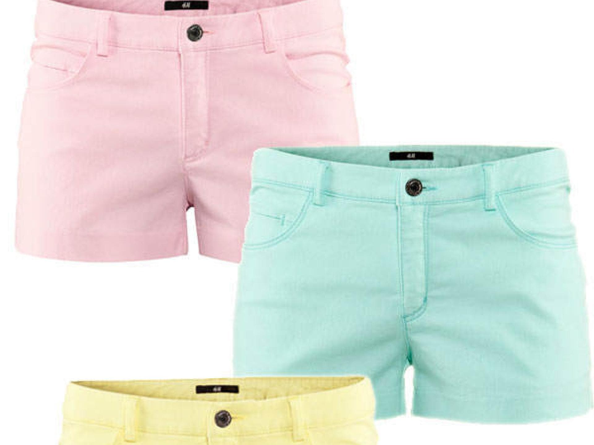 Hot Pants in Pastellfarben Hot Pants in Pastellfarben