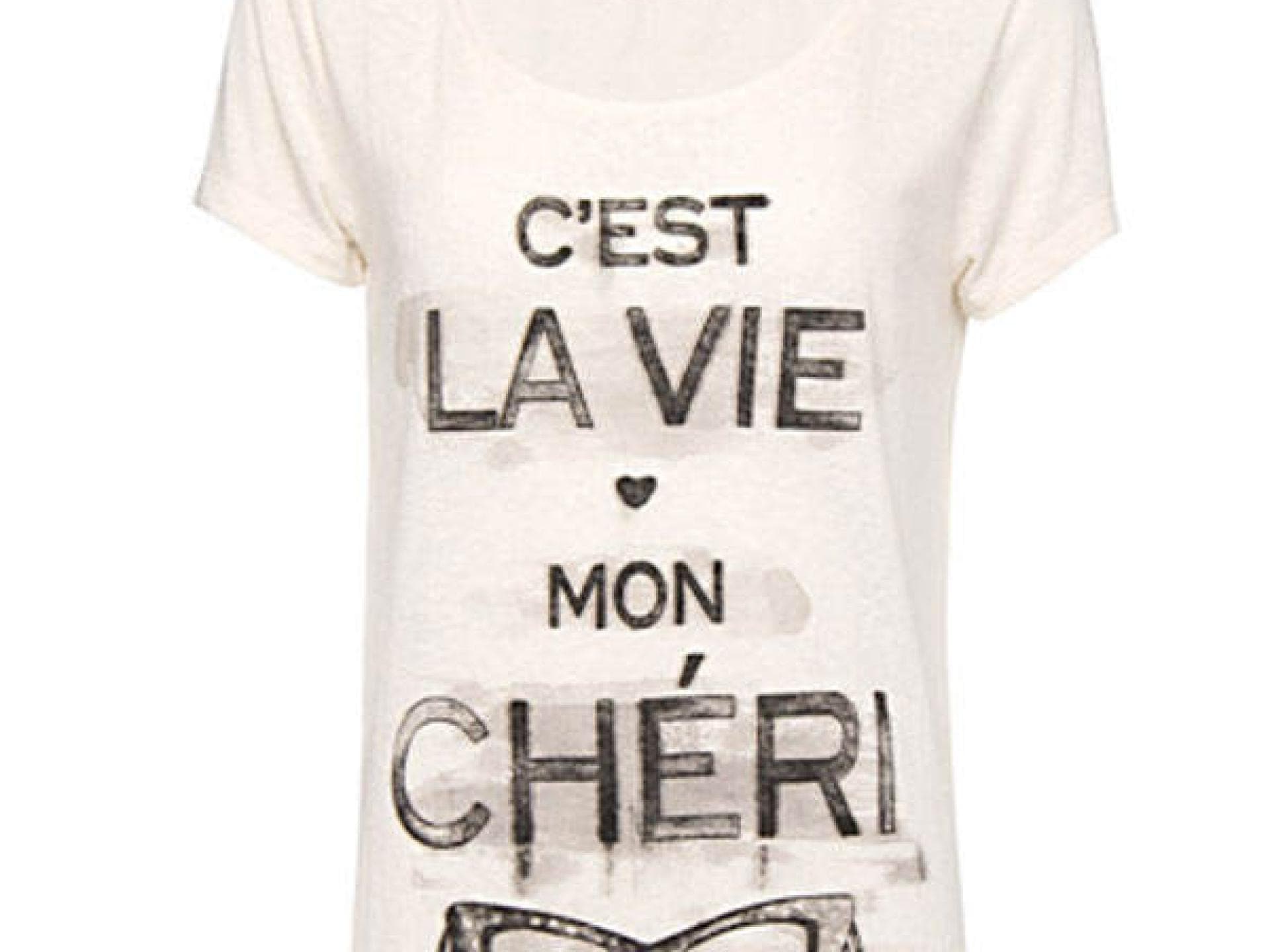 T-Shirt mit Spruch von Mango