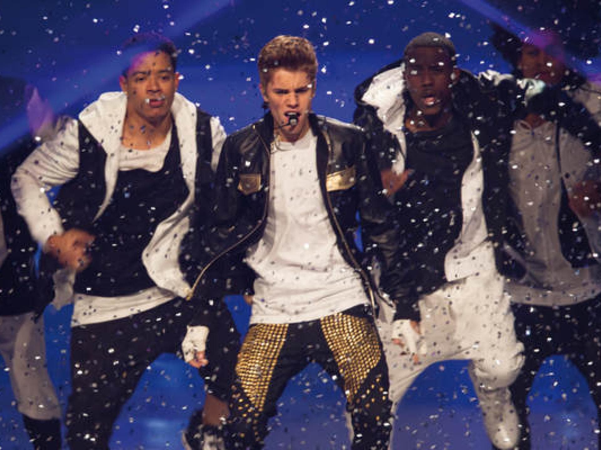 Justin Bieber im Germany's Next Topmodel 2012 Finale