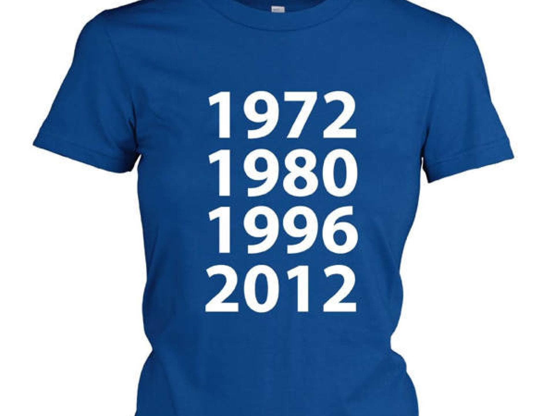 Shirt: 72, 80, 96, 2012!