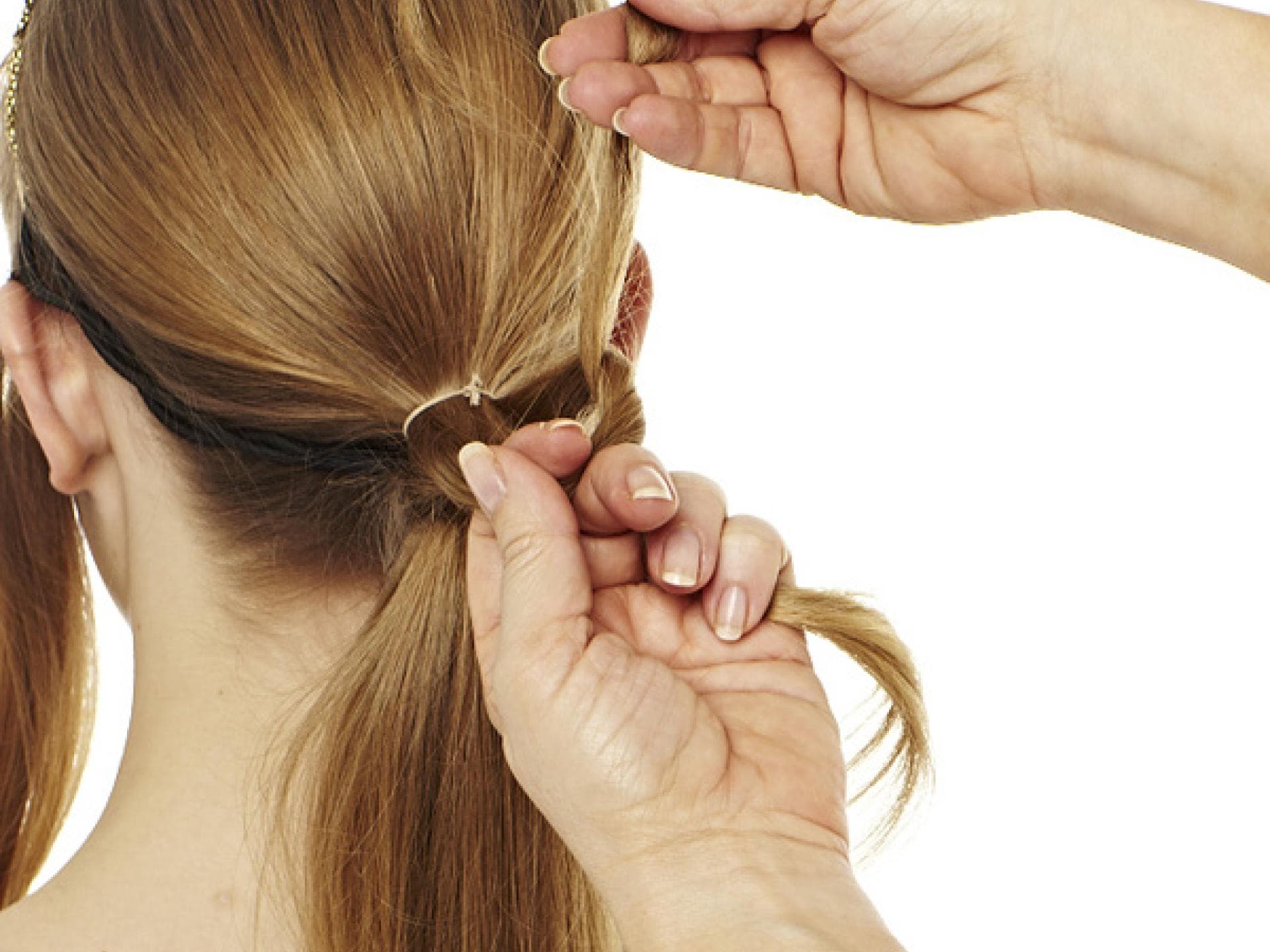 Romantischer Pferdeschwanz - Step 5