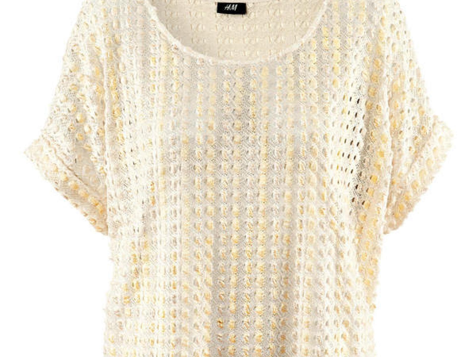 Weißer Wollpulli von H&M