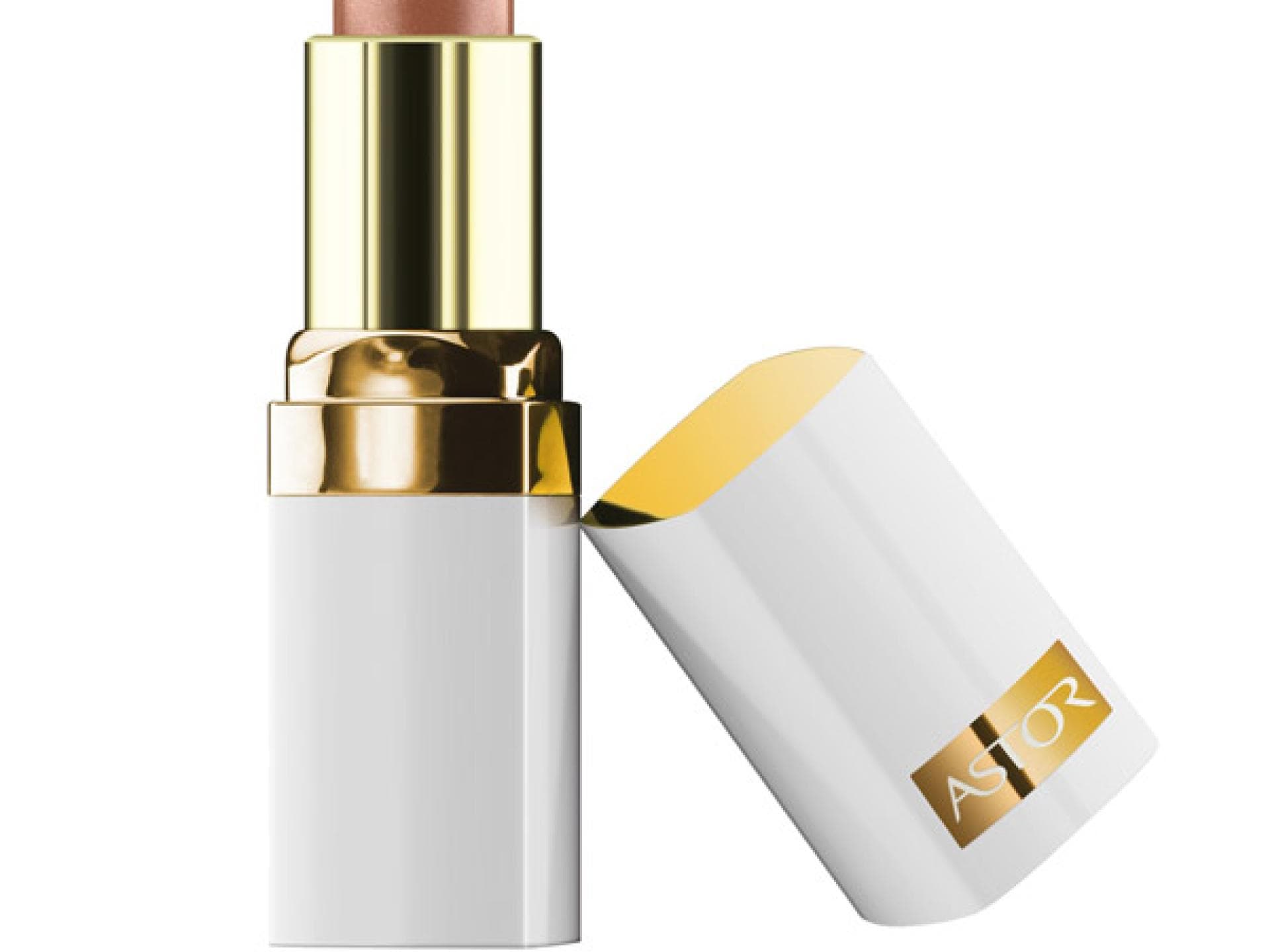 Lippenstift in warmen Erdtönen