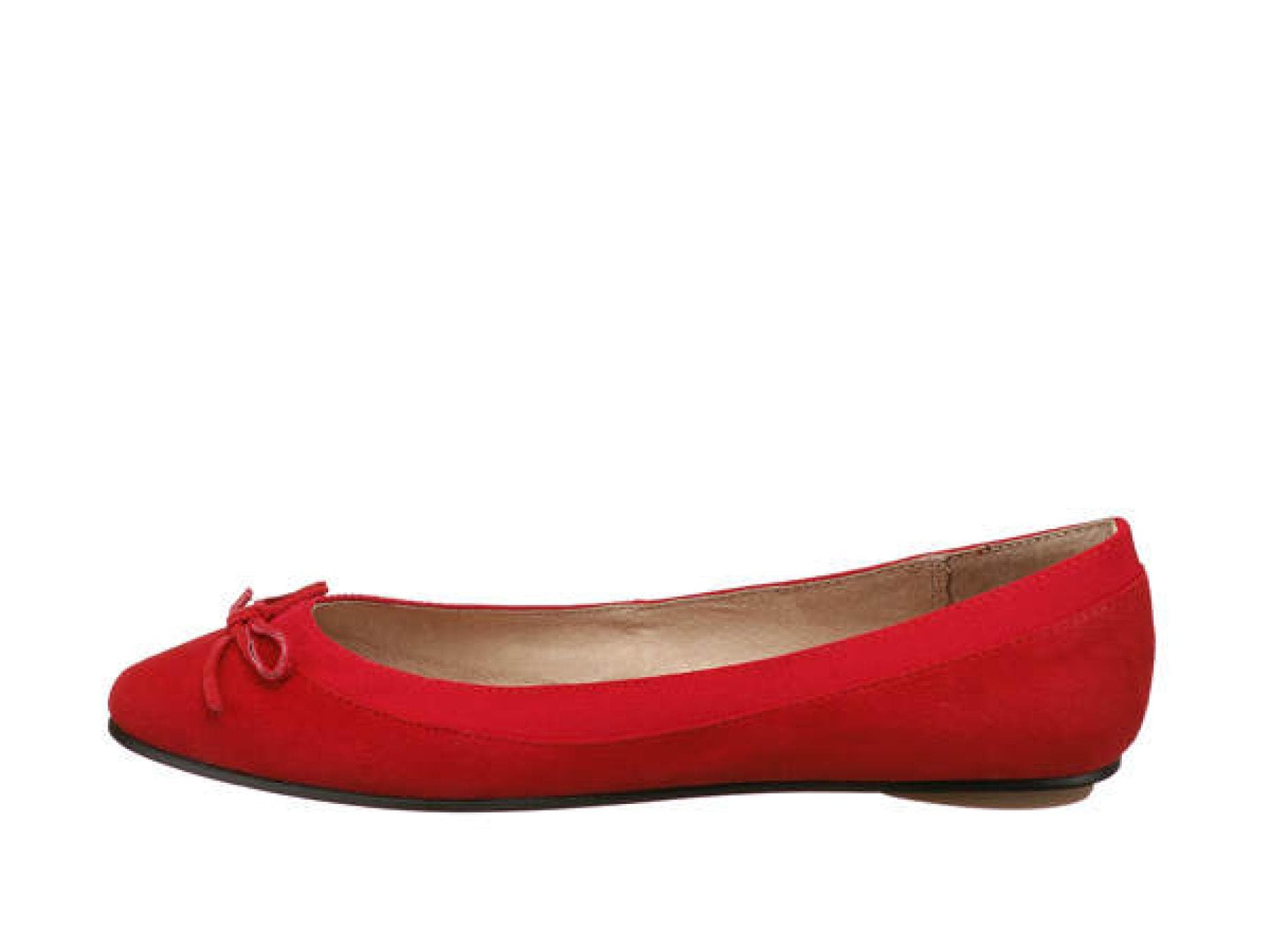 Rote Ballerinas von Buffalo
