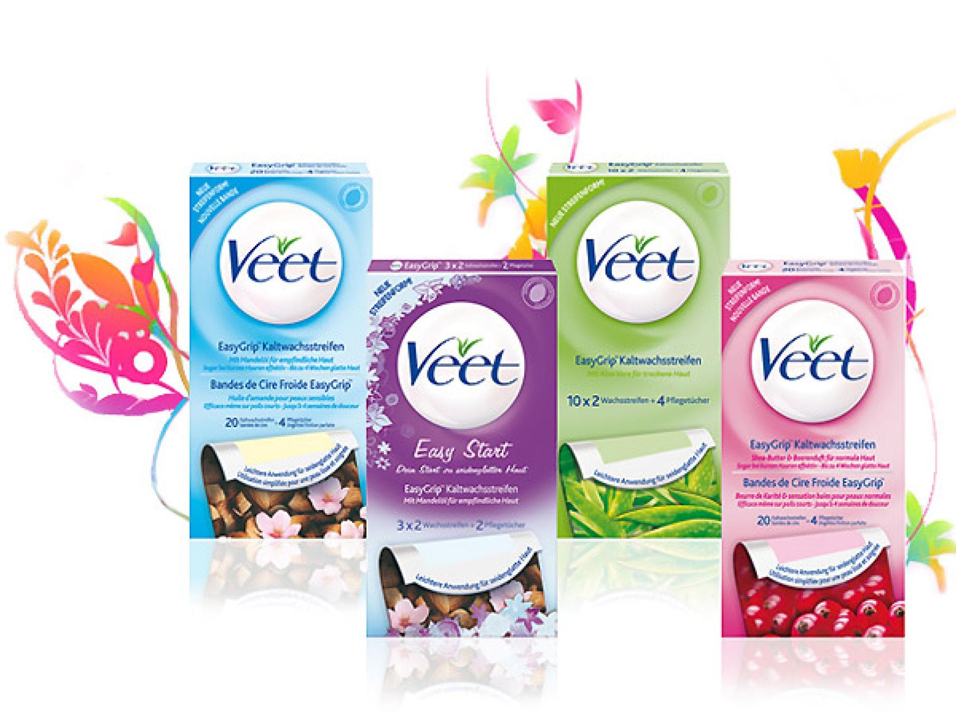 Veet Easy Grip Kaltwachsstreifen