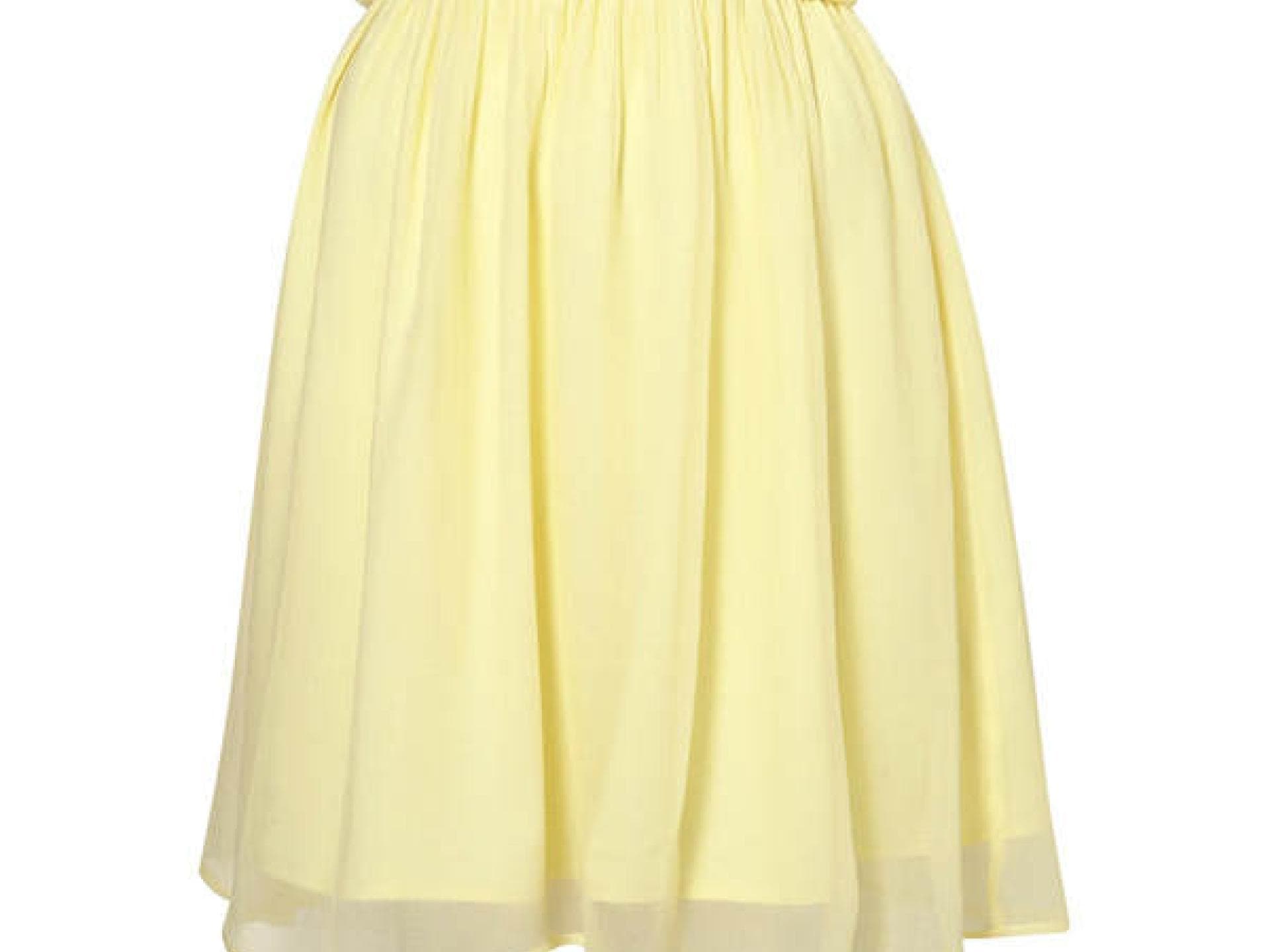Pastellgelbes Kleid von Topshop.com