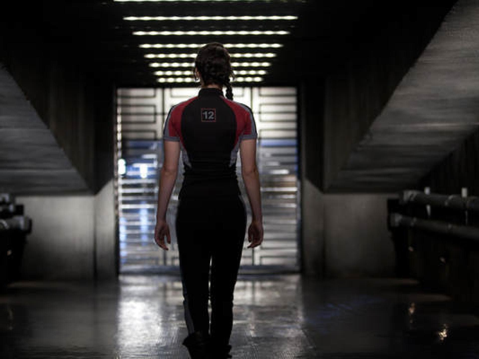 Katniss auf dem Weg in die Arena