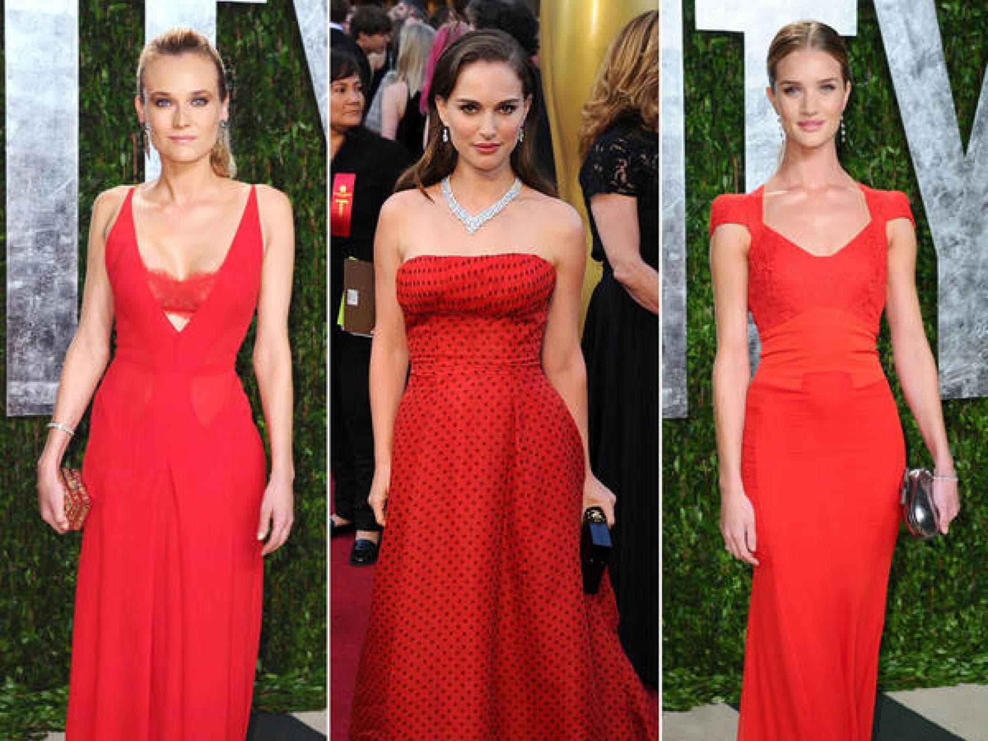 Trend bei den Oscars 2012: Rot