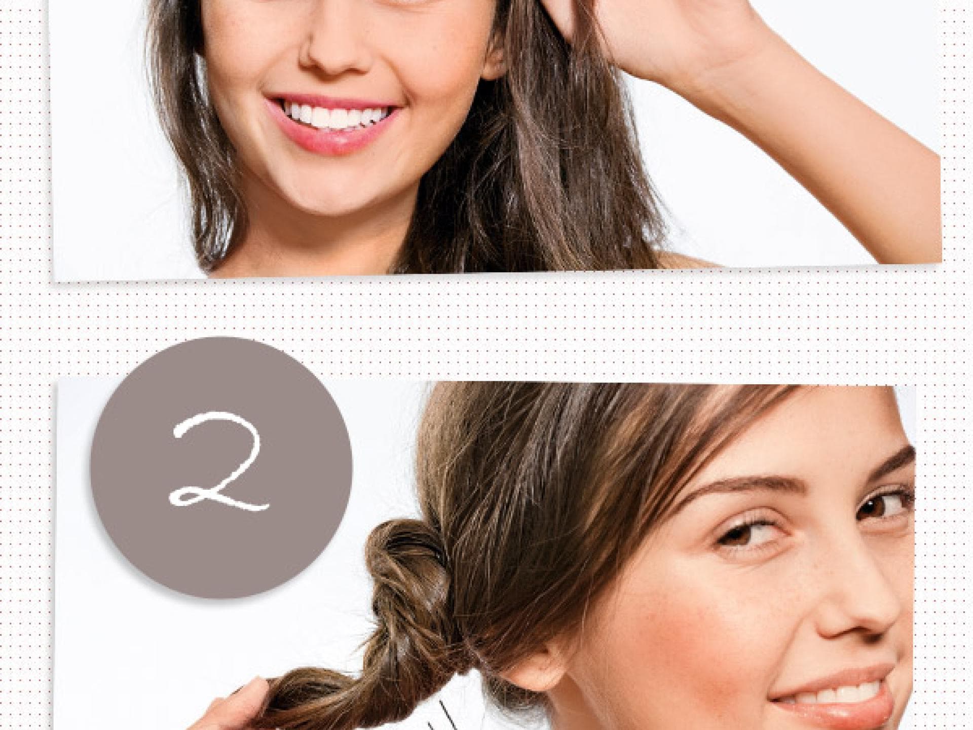 Frisuren-Anleitung: Seitlicher Dutt