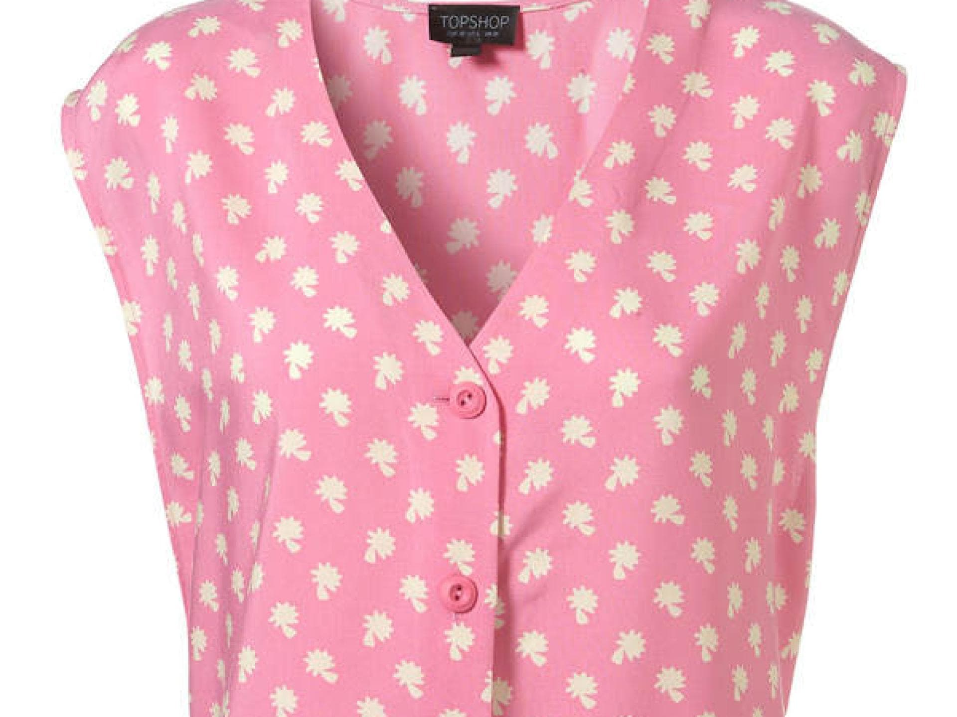 Pinkes Oberteil von Topshop