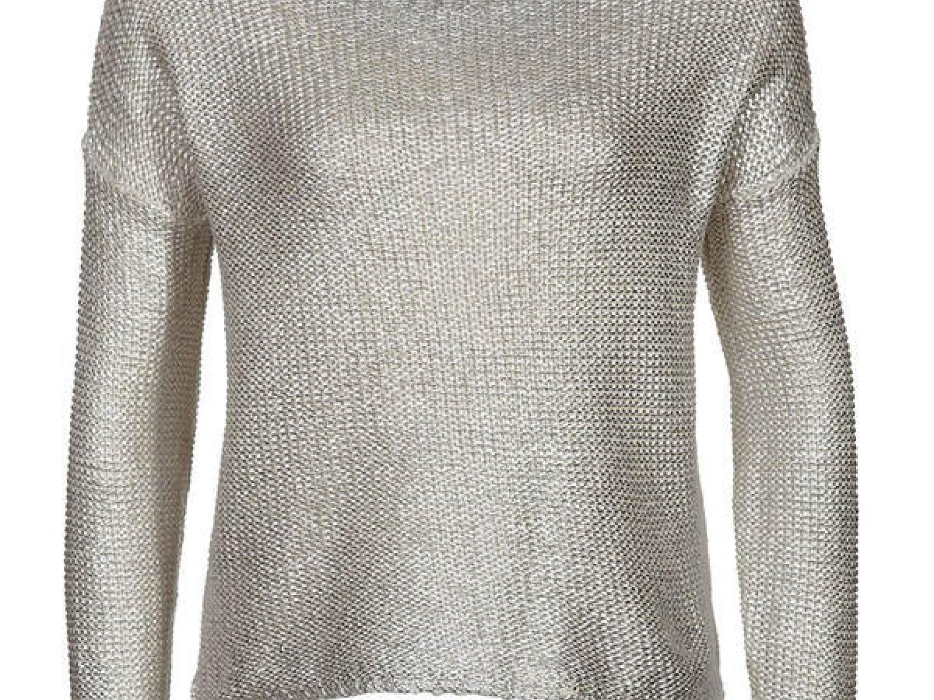 Silberner Strickpullover von Vero Moda Silberner Strickpullover von Vero Moda