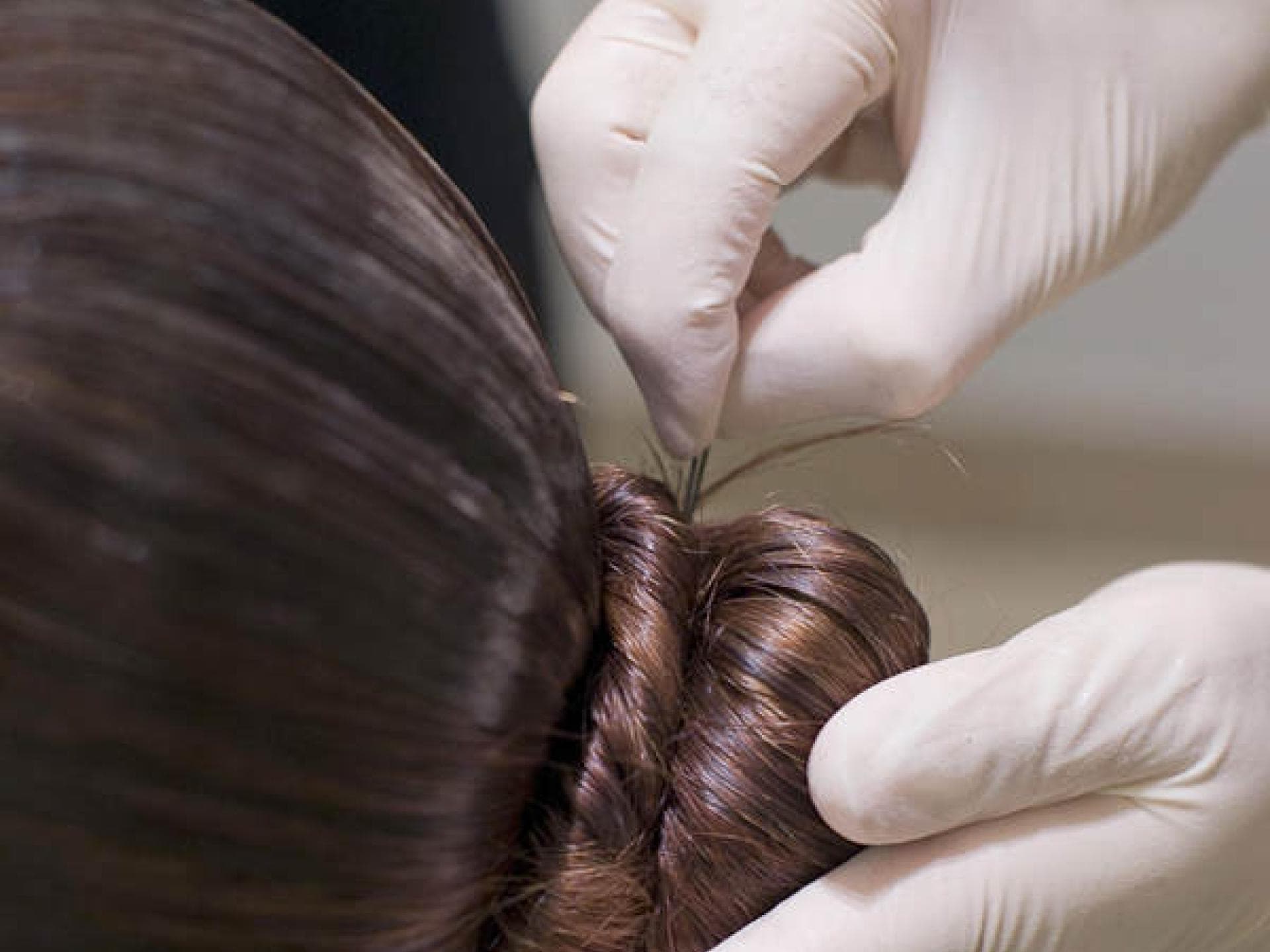 Step 7: Dutt fixieren