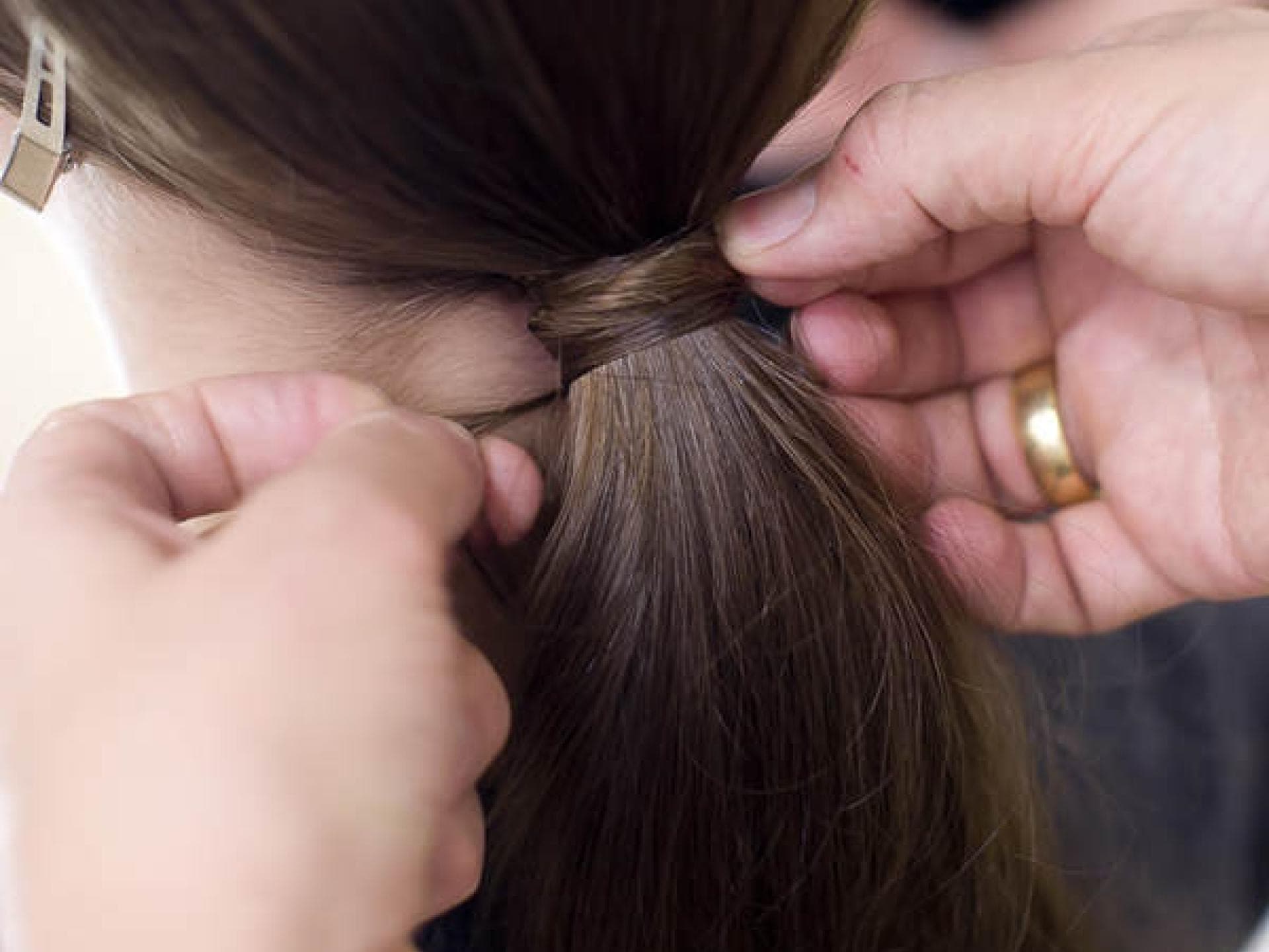 Step 2: Zopf & Haarsträhne