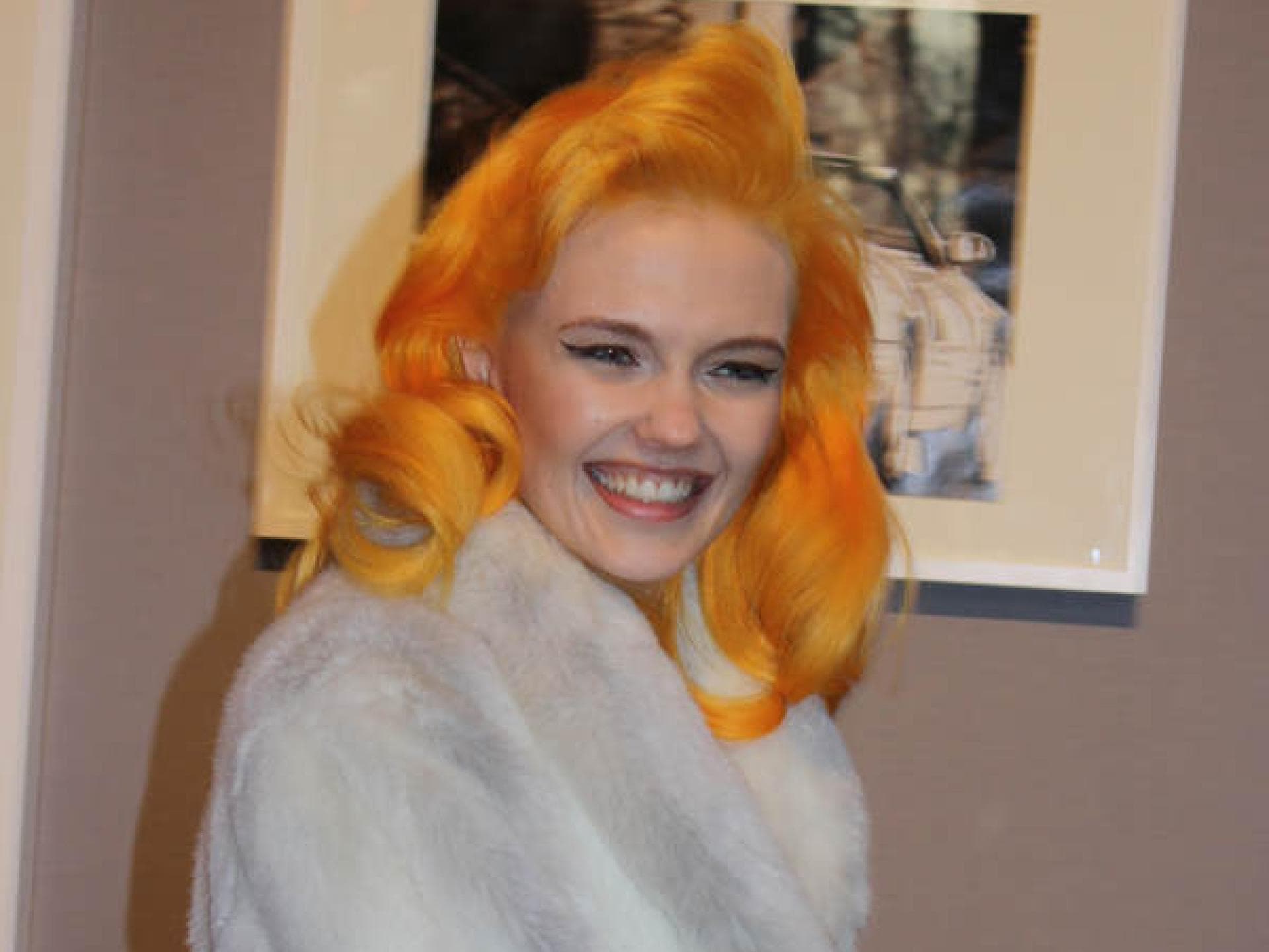 Bonnie Strange auf der Fashion Week