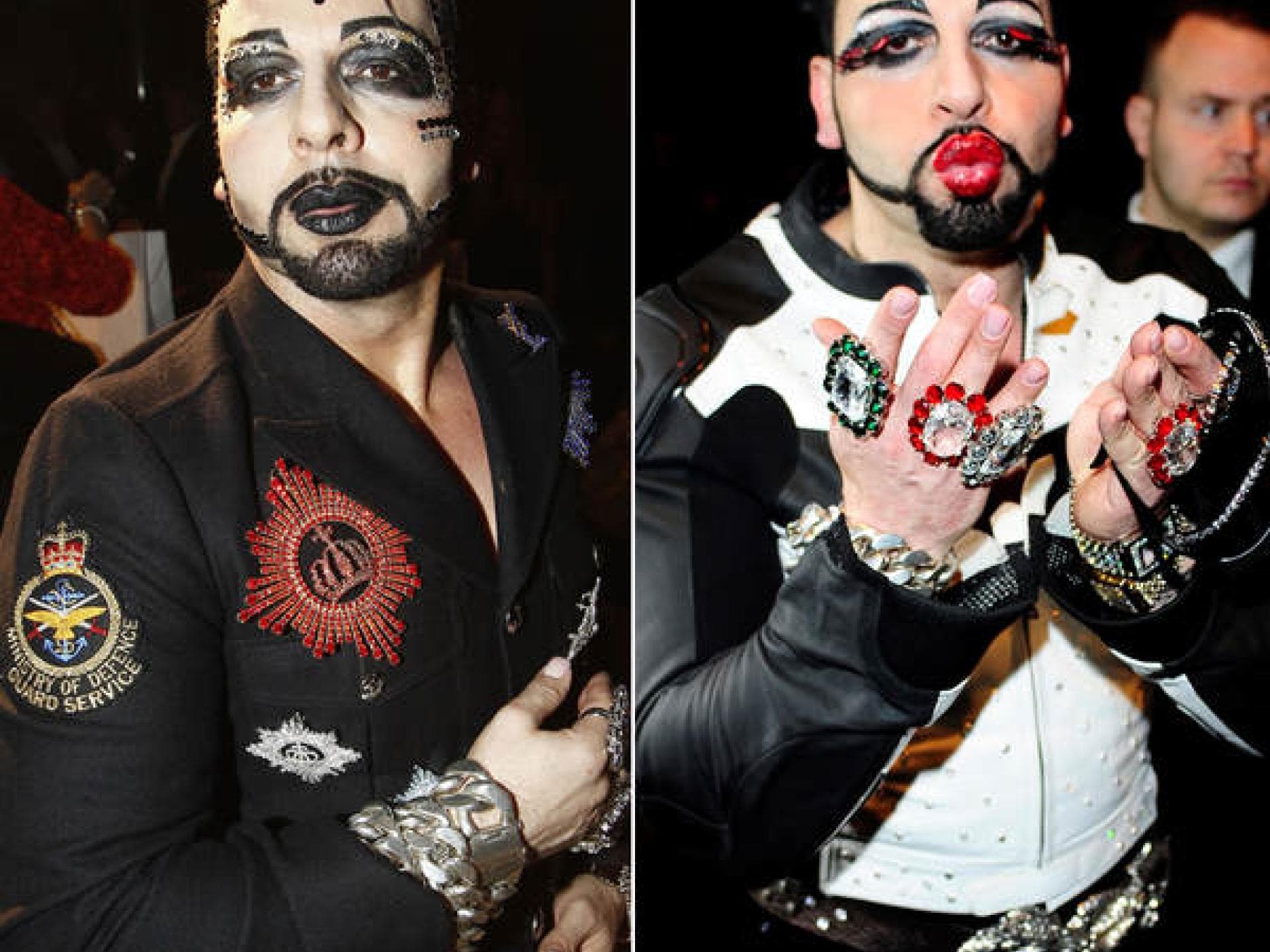 Krass geschminkt: Harald Glööckler Krass geschminkt: Harald Glööckler