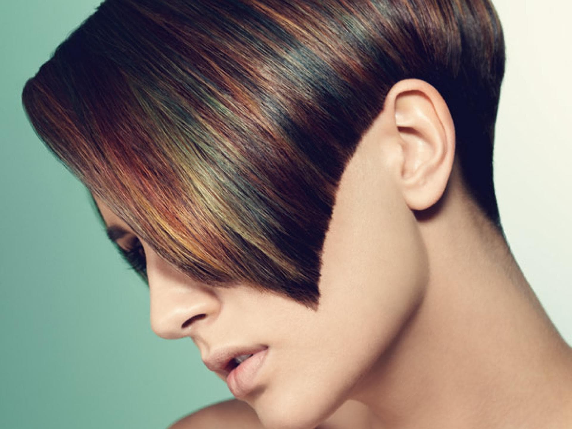 Frisur für kurze Haare