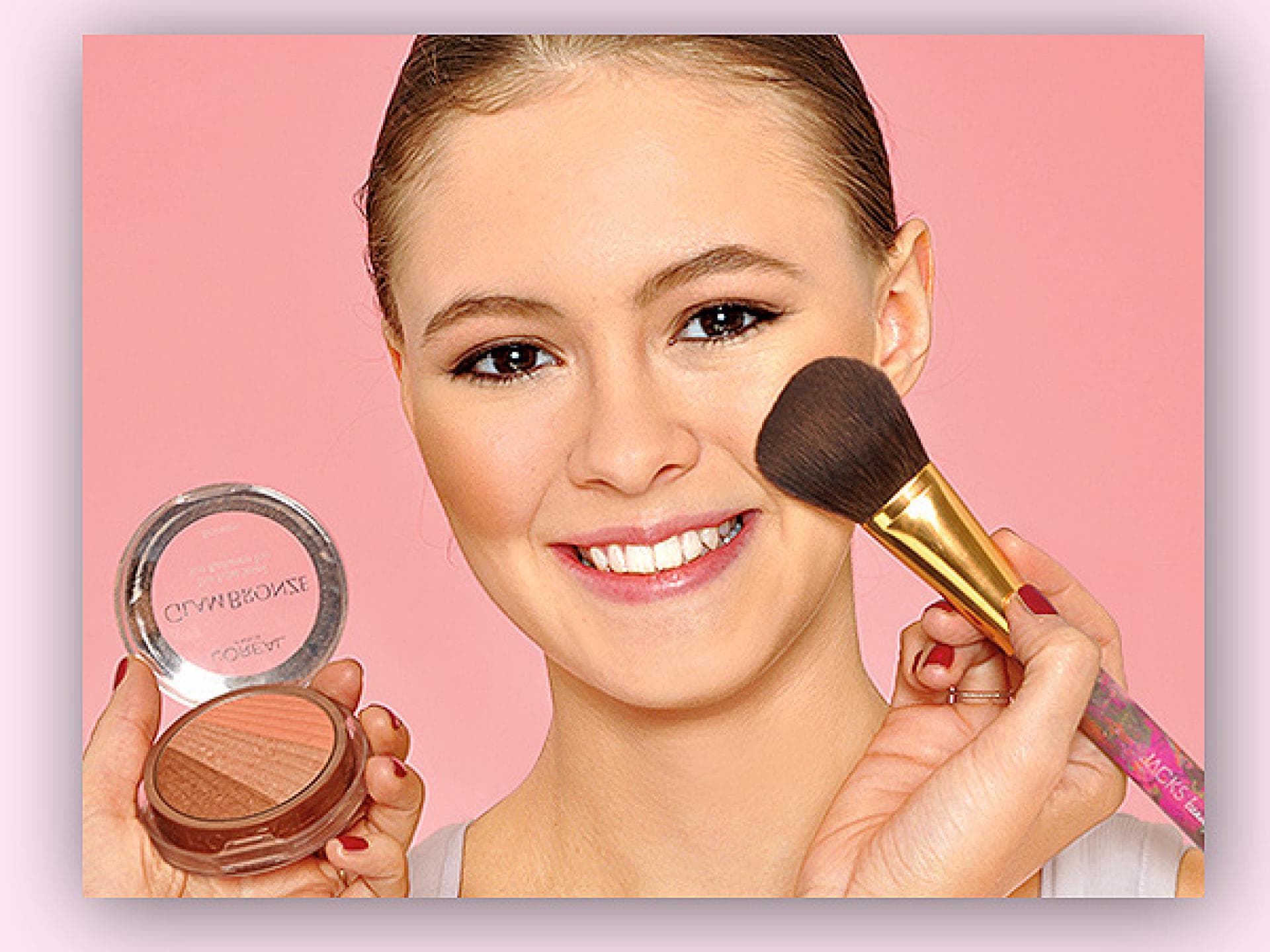 Bronzingpuder für frischen Teint