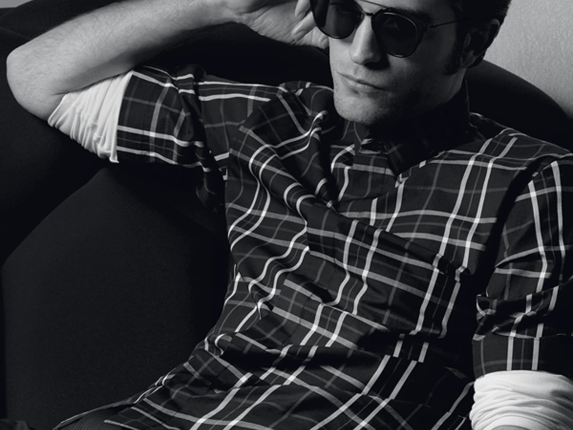Robert Pattinson modelt für Dior