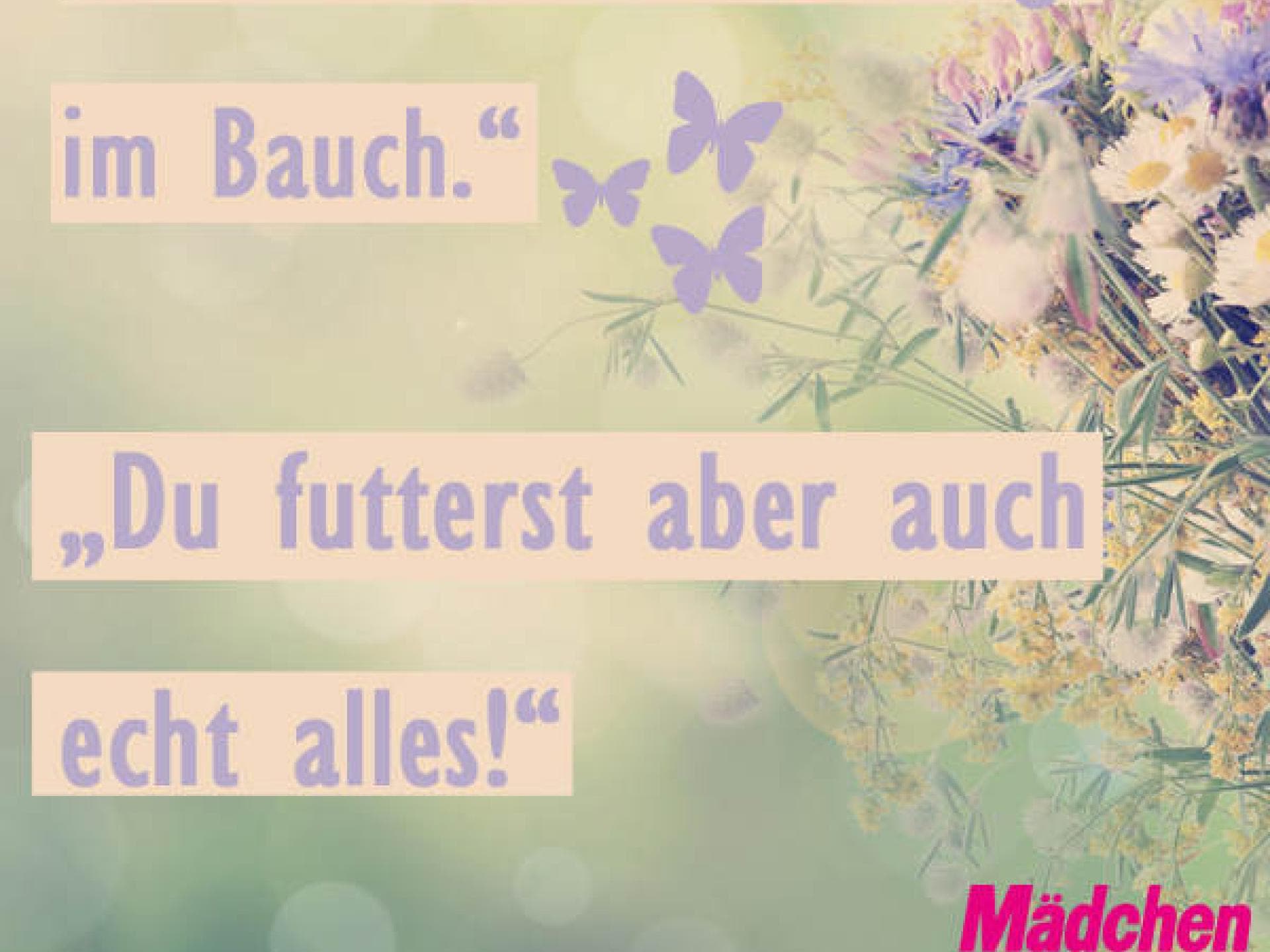 #SchmetterlingeMampfen