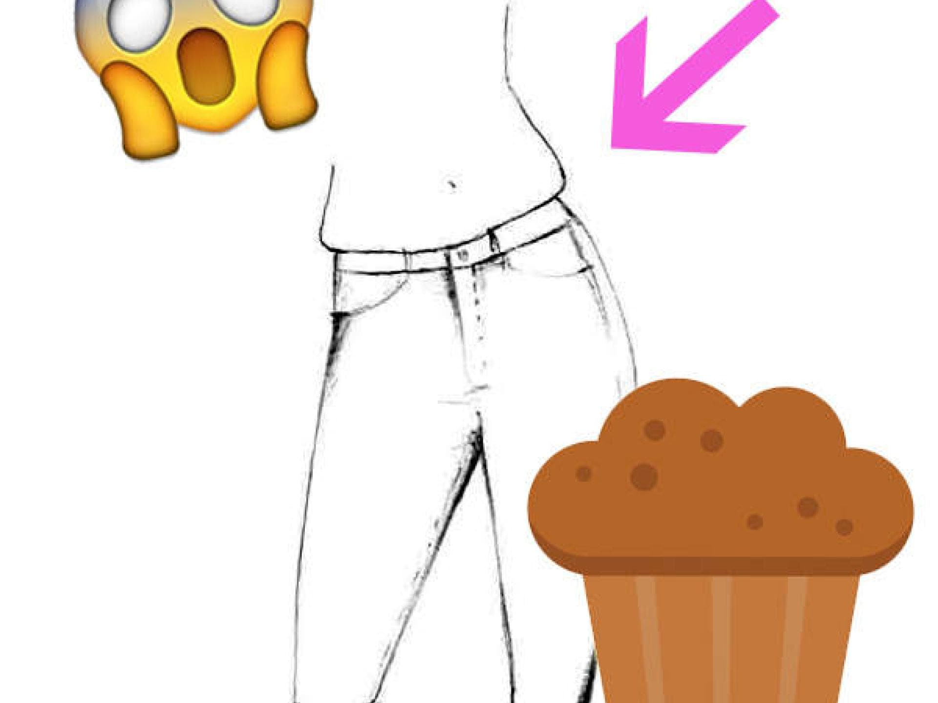 Was ist ein Muffin Top? Was ist ein Muffin Top?