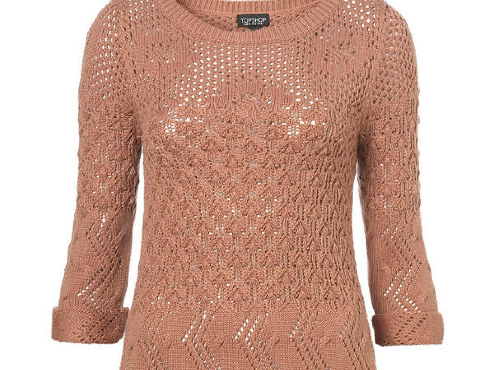 Strickkleid mit Ajourmuster Strickkleid mit Ajourmuster