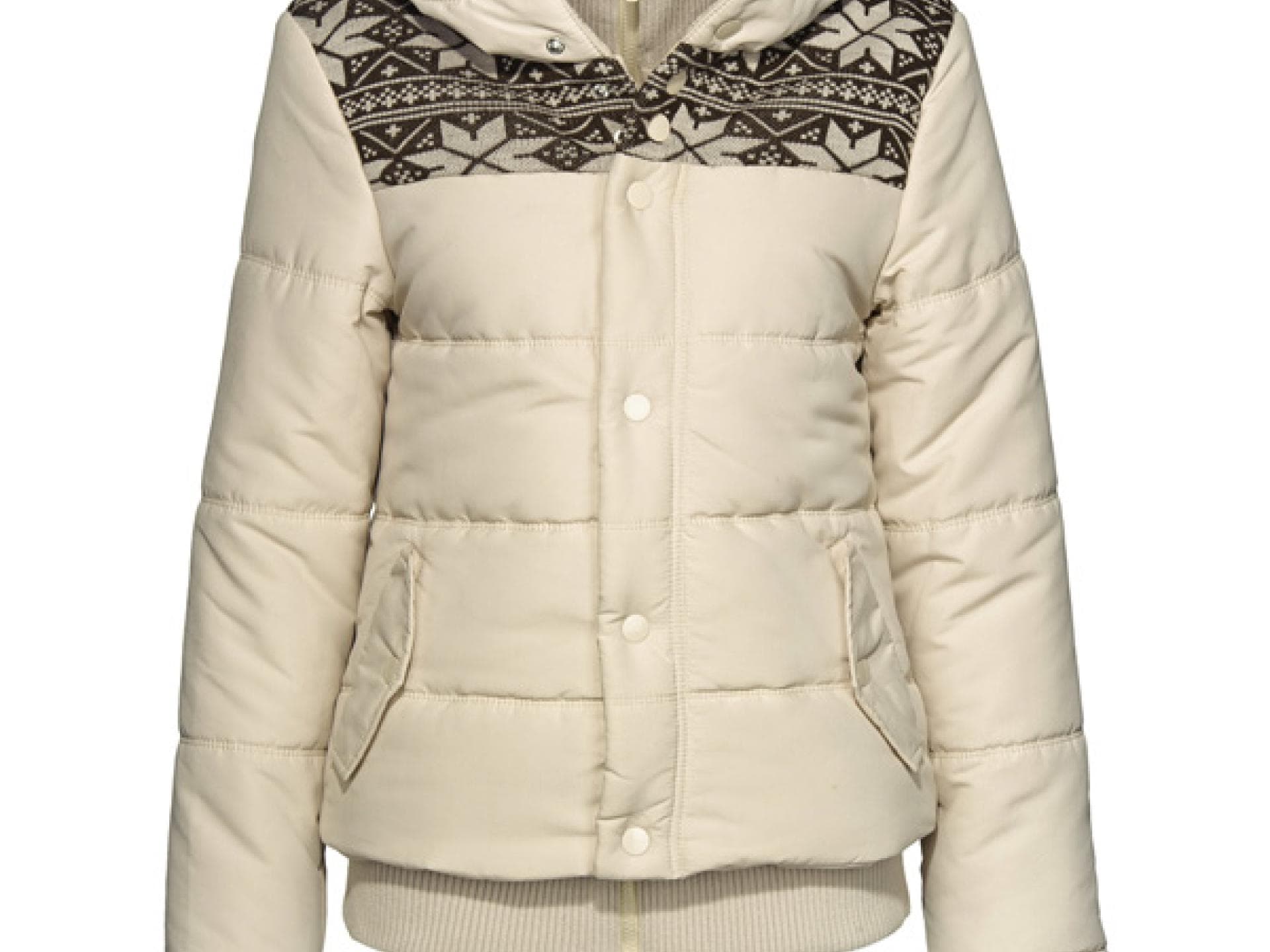 New Yorker-Jacke mit Norweger-Muster