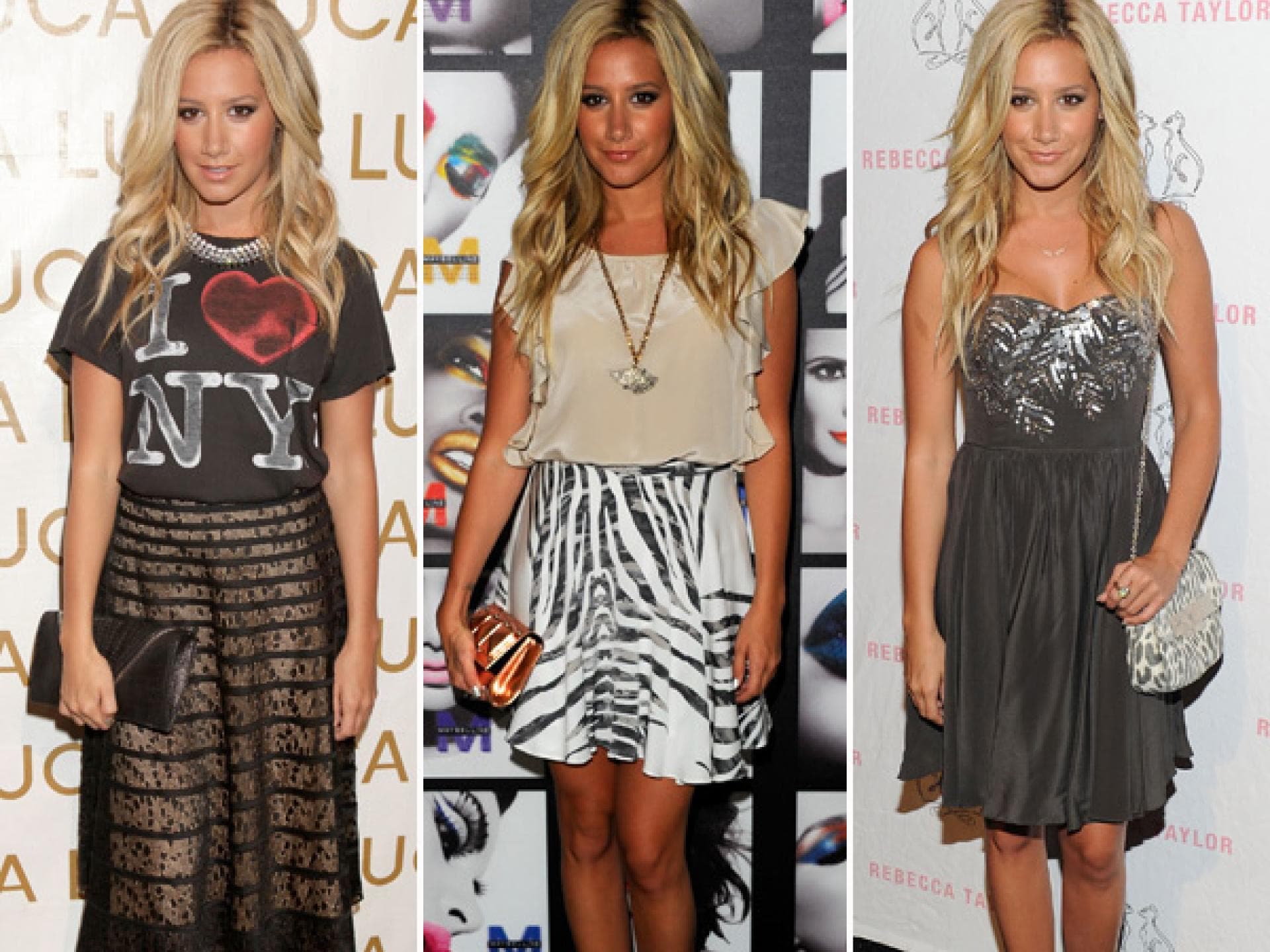 Ashley Tisdale: Outfits der NY Fashion Week Ashley Tisdale: Outfits der NY Fashion Week