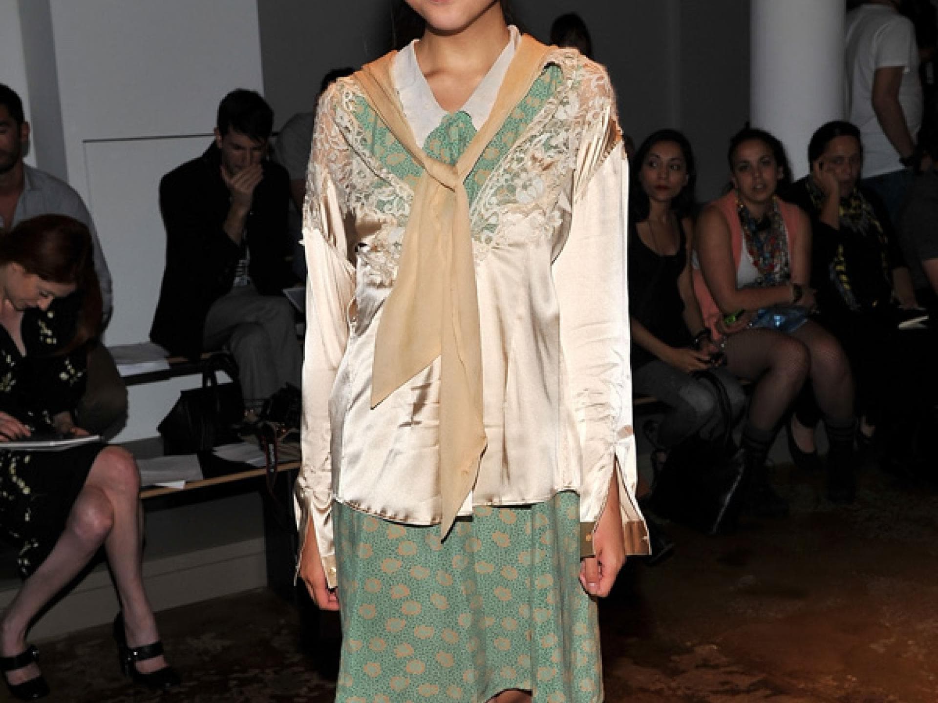 Vanille und Pistazie auf der Fashion Week NY