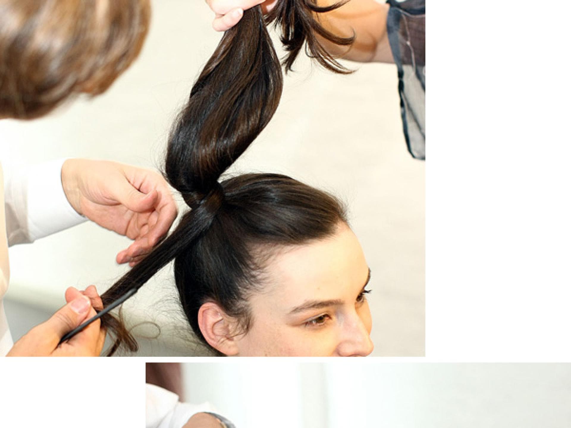 Step 2: Haarsträhne