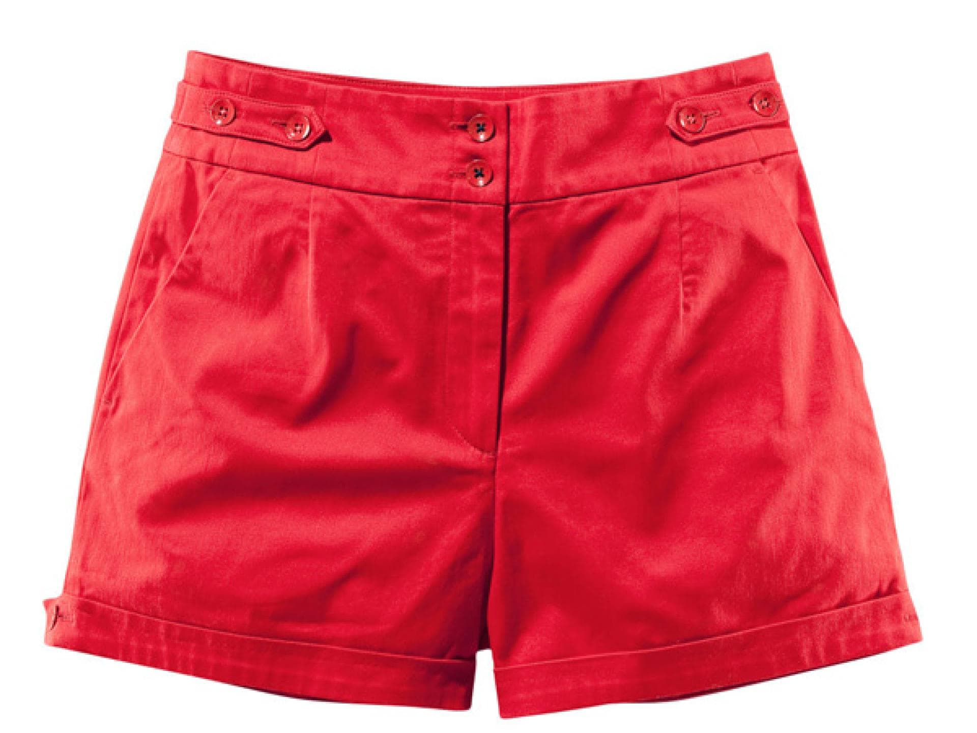 Rote H&M-Shorts