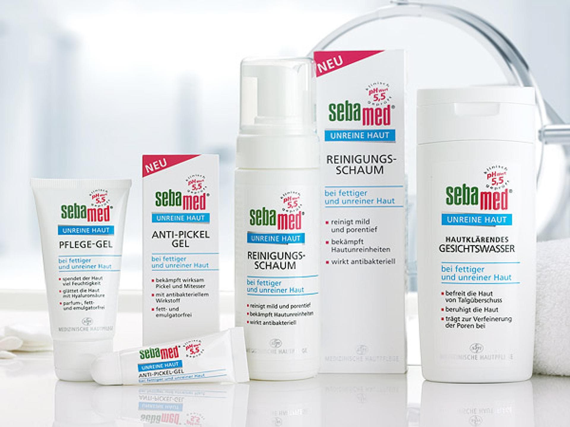 Hautpflege von sebamed