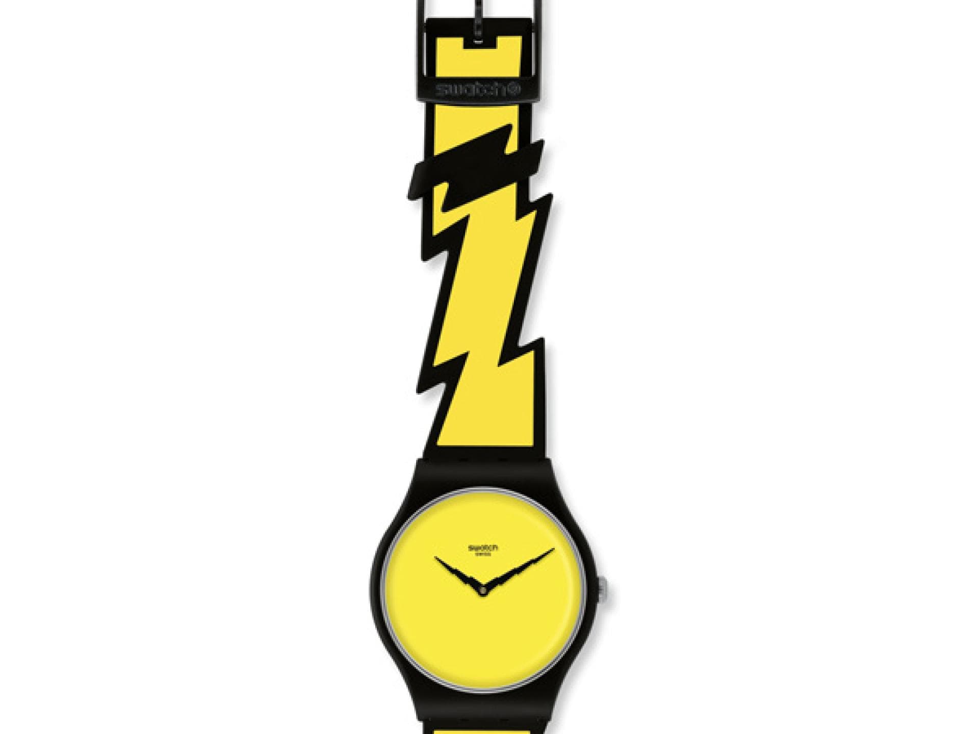 Blitz-Uhr von Swatch - Designer Jeremy Scott