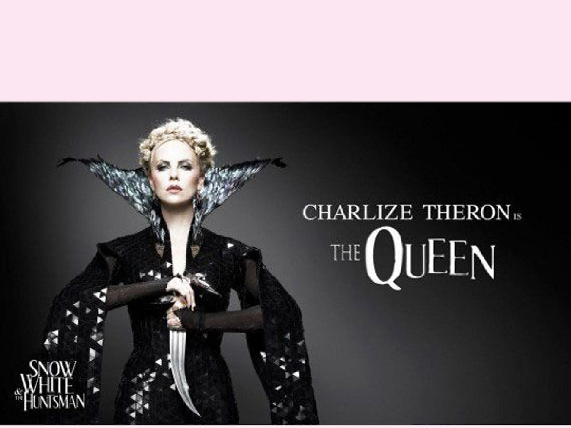 Charlize Theron auf dem Filmplakat zu Schneewittchen