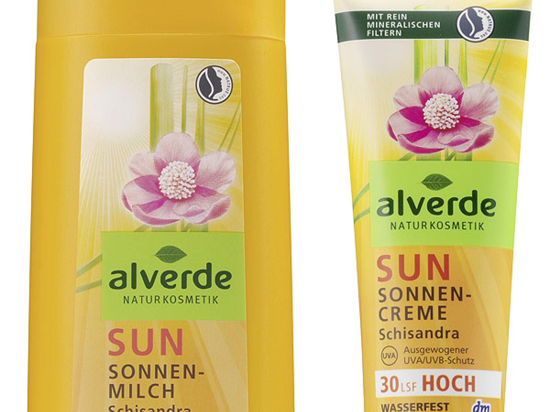 Alverde-Sonnenschutz mit Schisandra