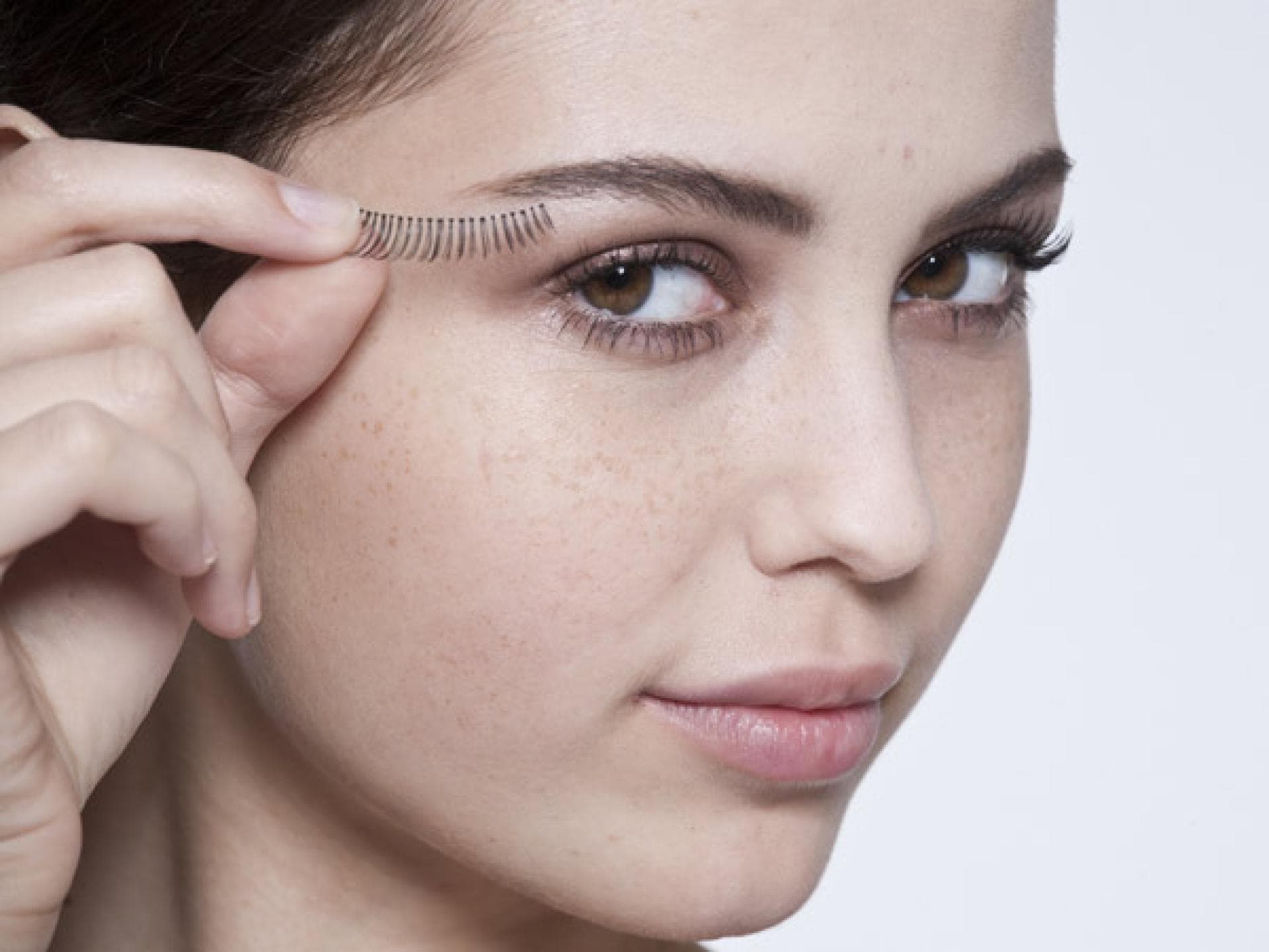 Fake-Wimpern in Schwarz