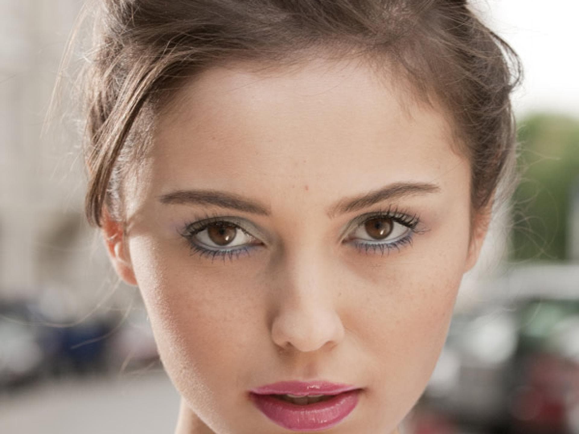 Make-up: Blau & Pink