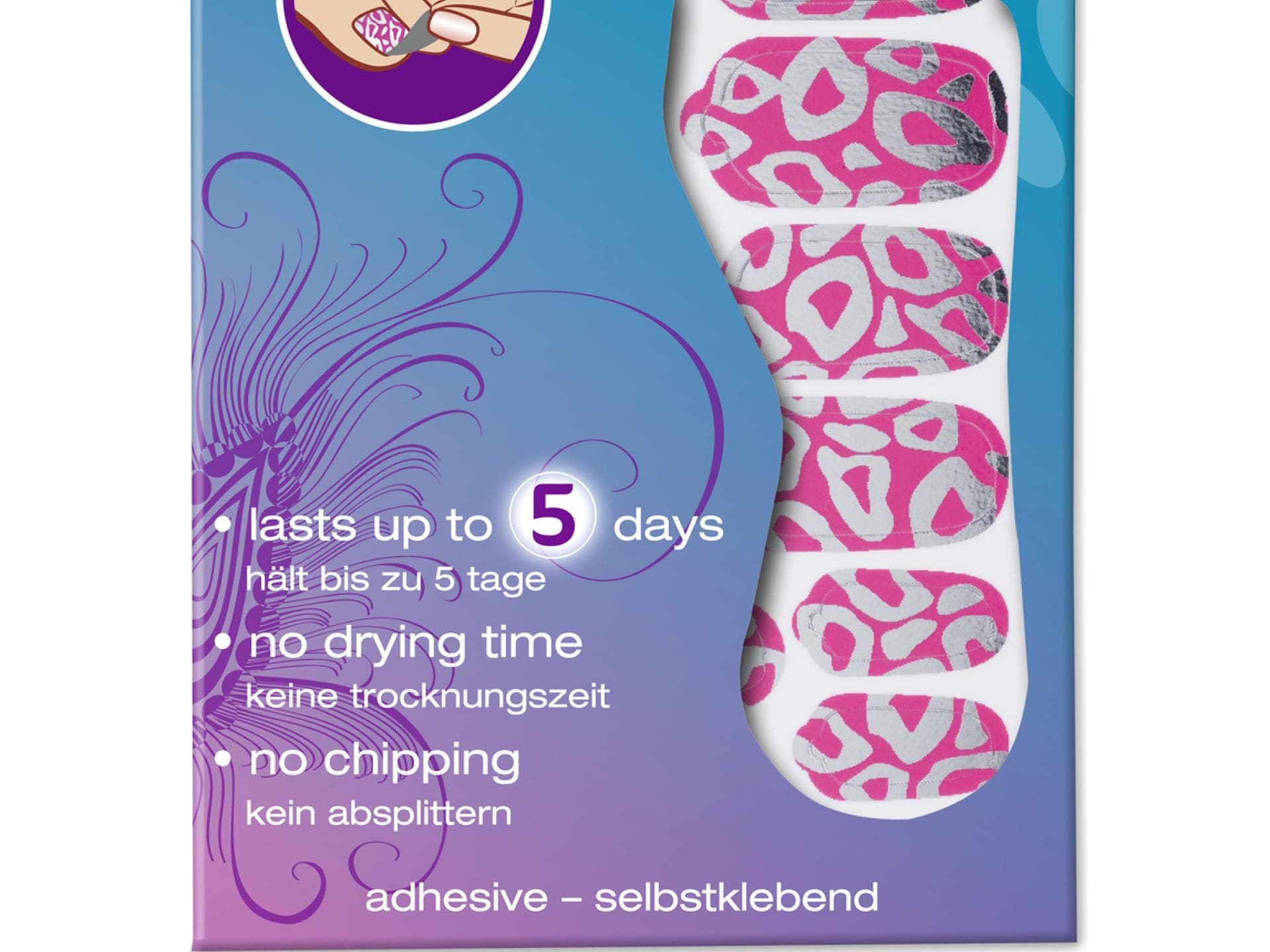 Nail Sticker für die Fußnägel von essence