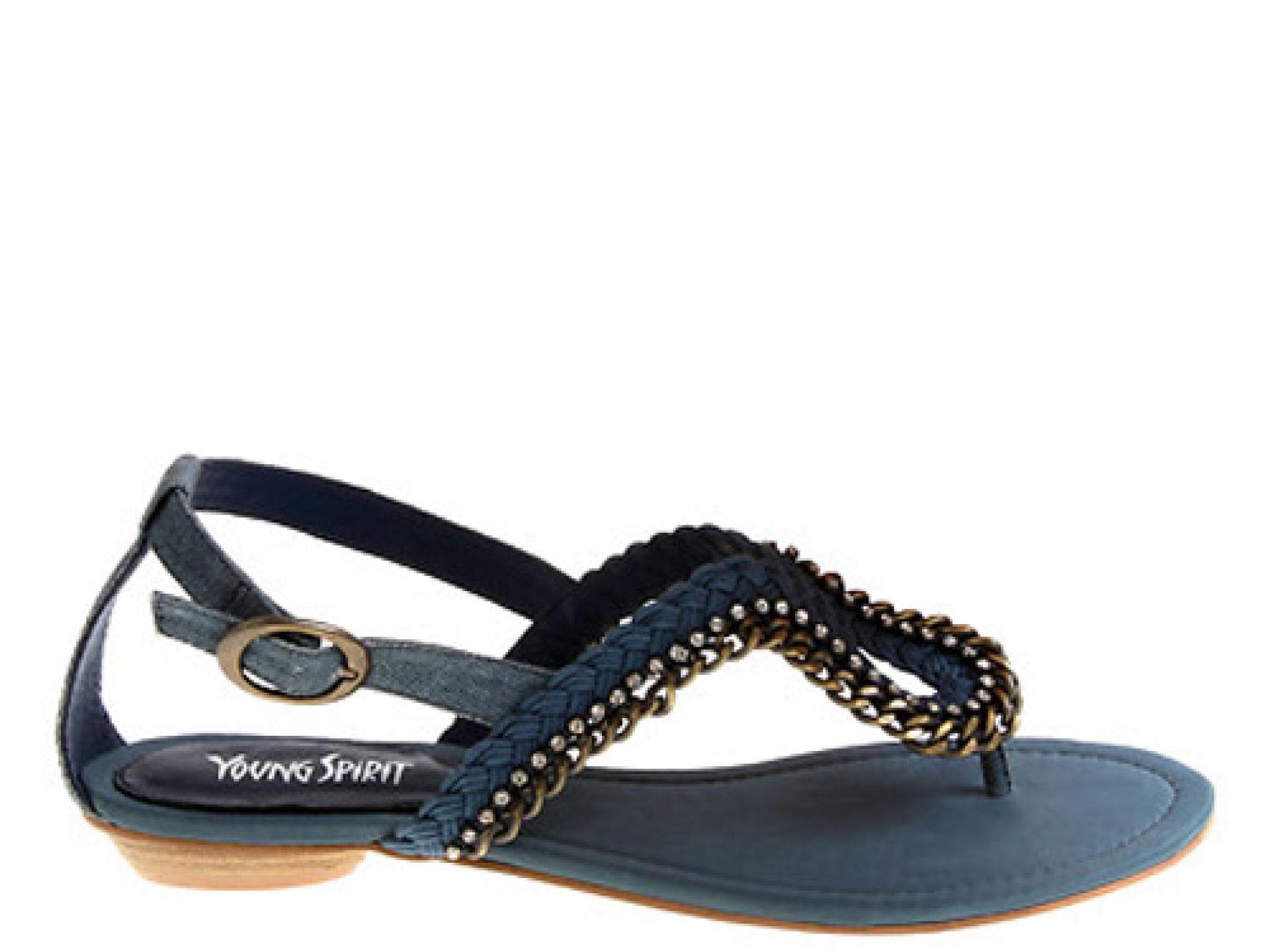 Sandale in Aqua-Tönen von Young Spirit