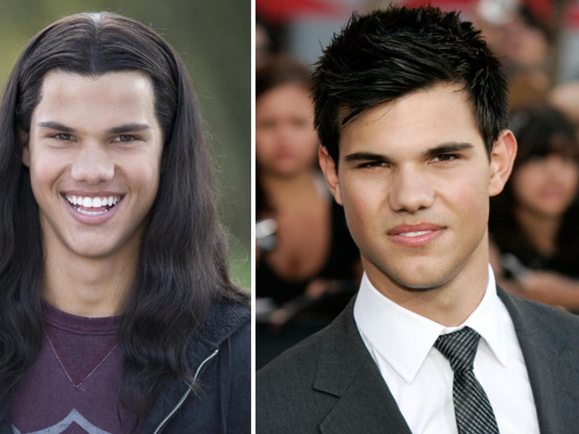 Taylor Lautner: lange oder kurze Haare?