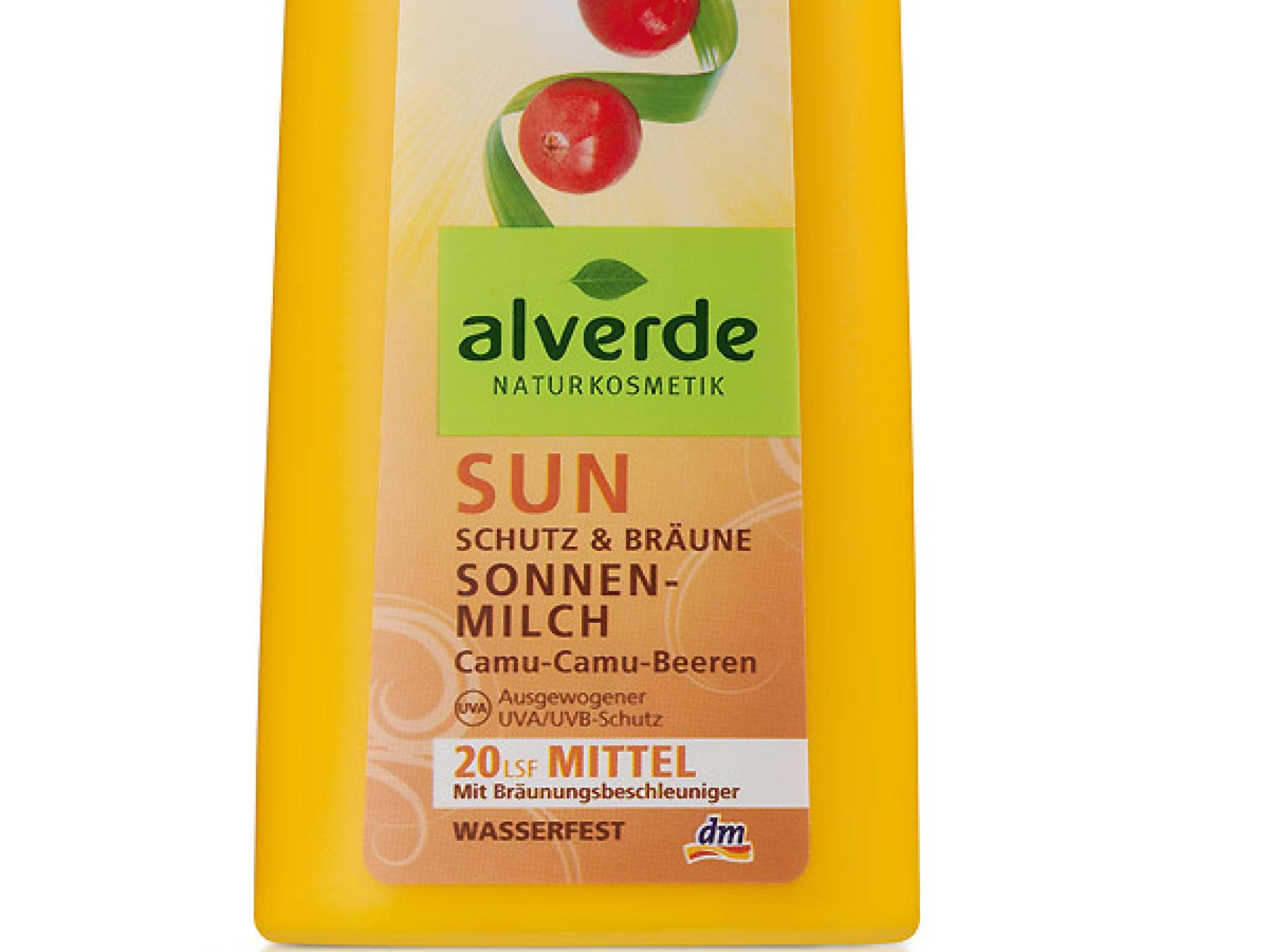 Sonnenmilch von alverde Naturkosmetik