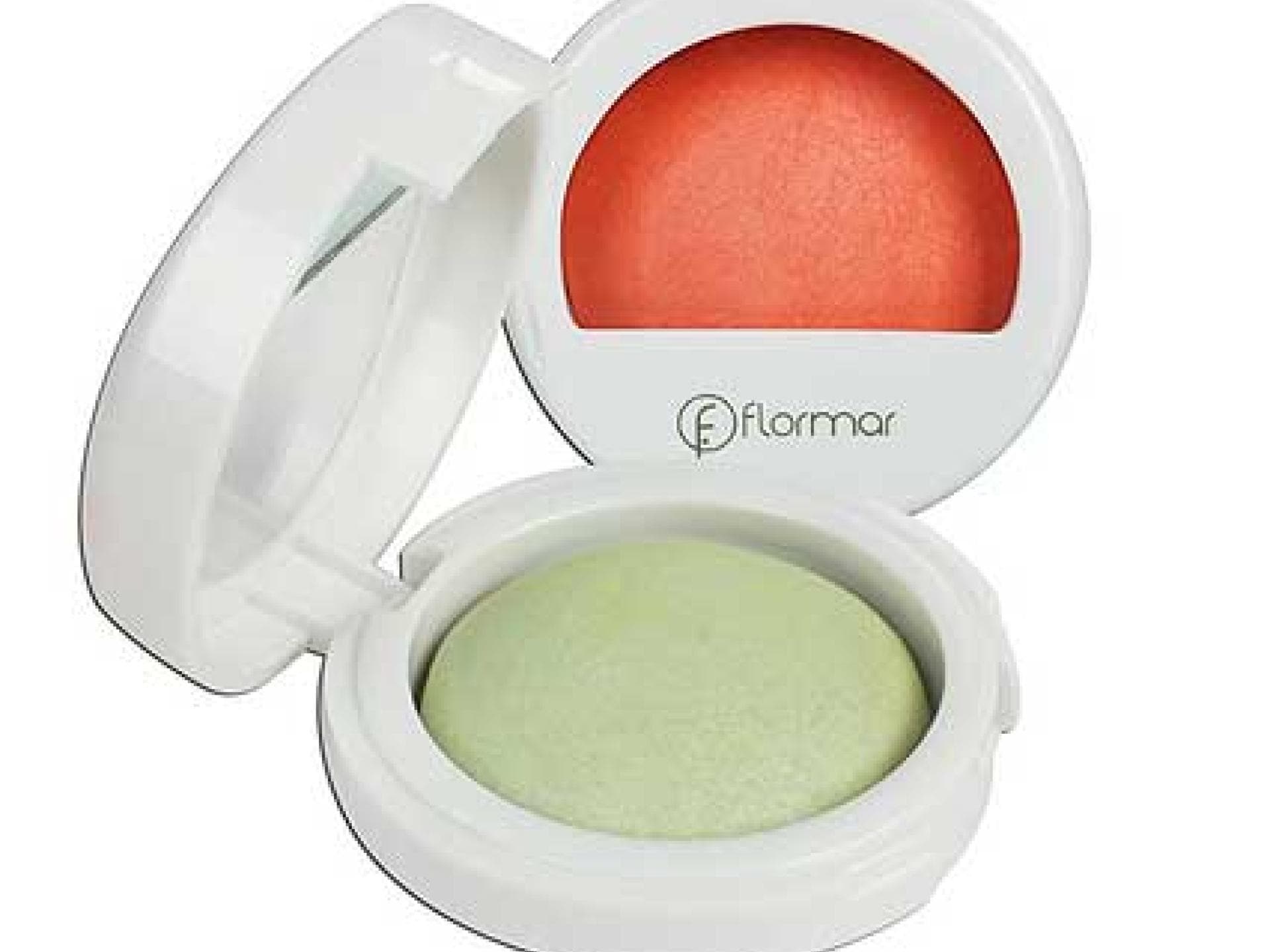 Lidschatten in Orange & Grün