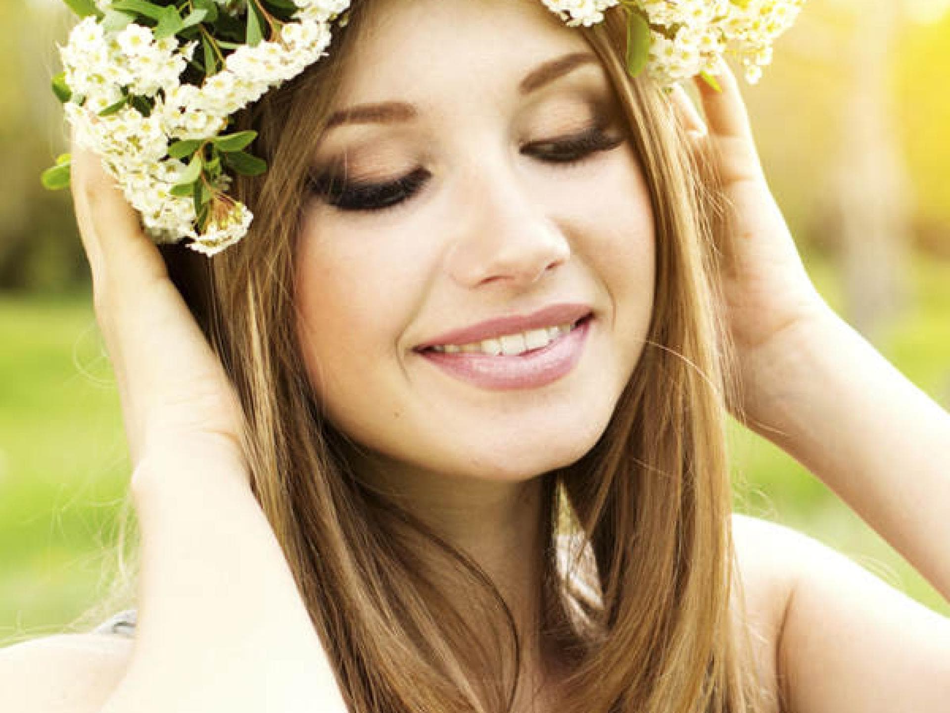 Jungs über Blumen-Haarreife