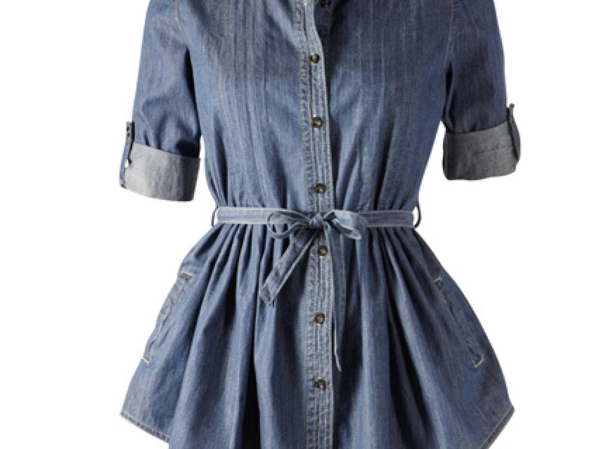 Jeansbluse mit Style Jeansbluse mit Style