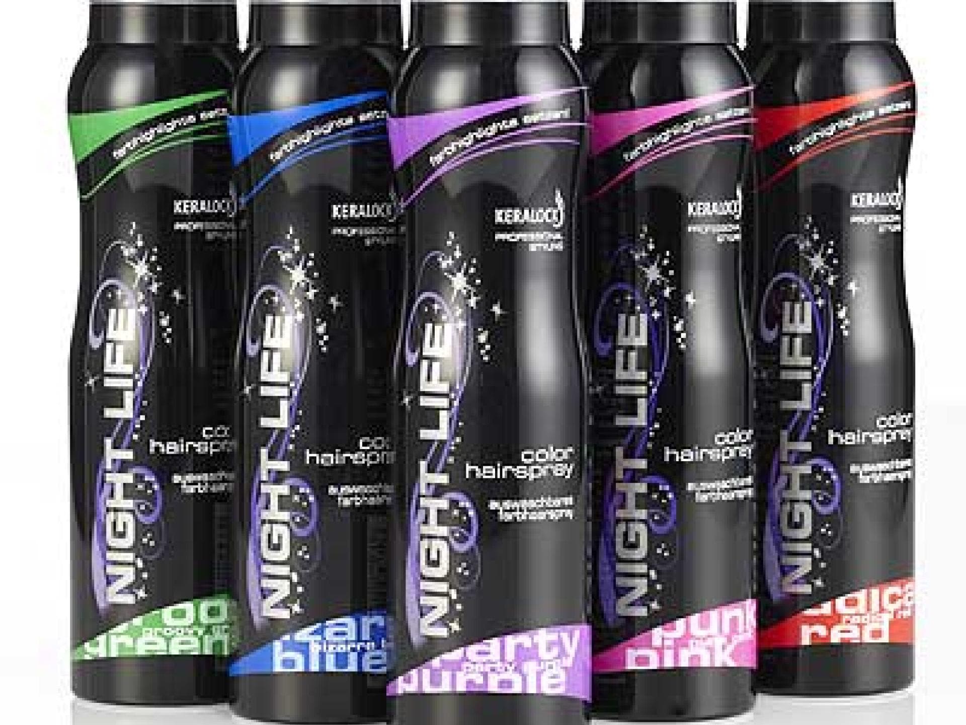 Keralock Night Life color hairsprays