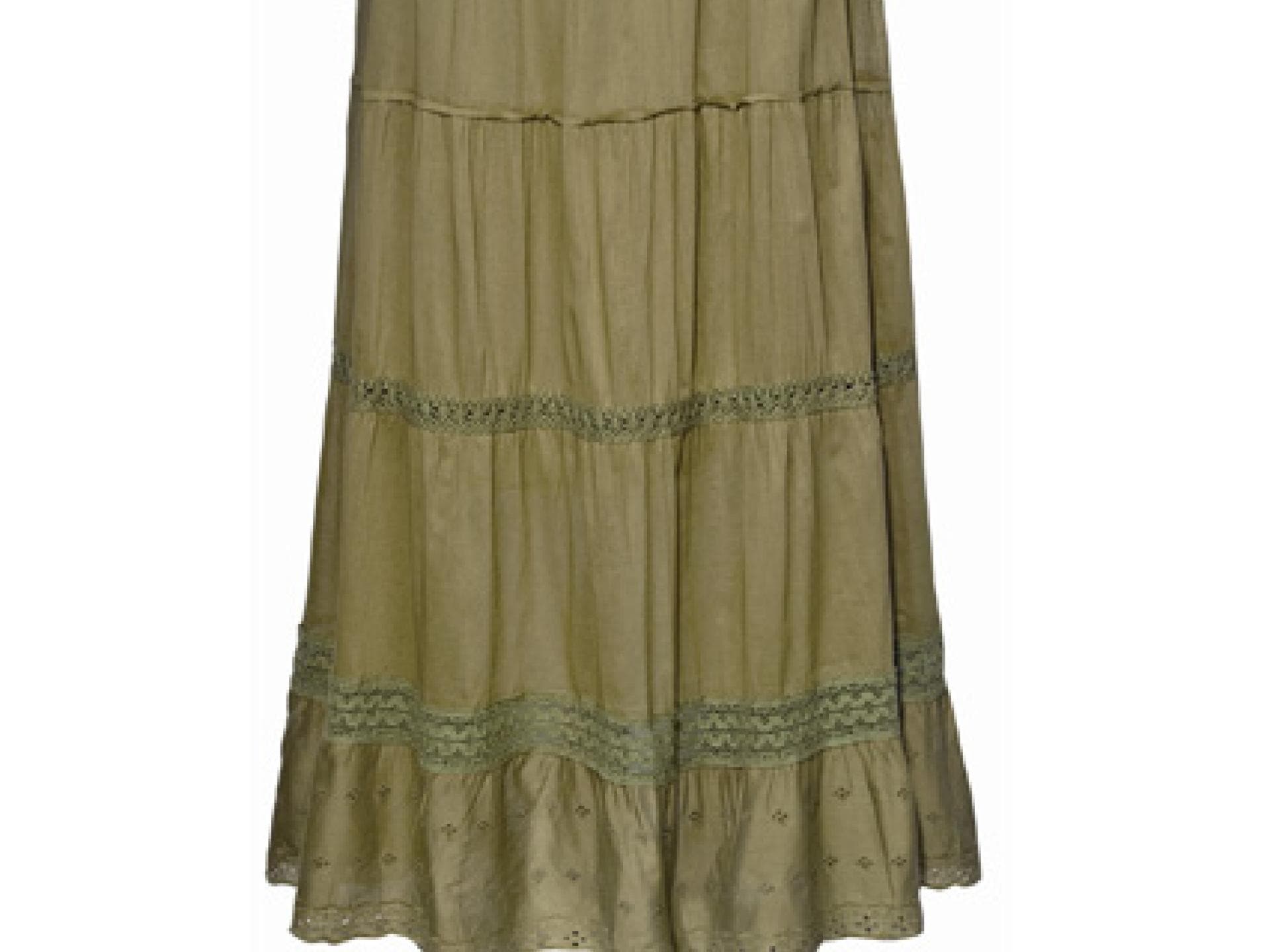 Langer Rock im Hippie-Stil