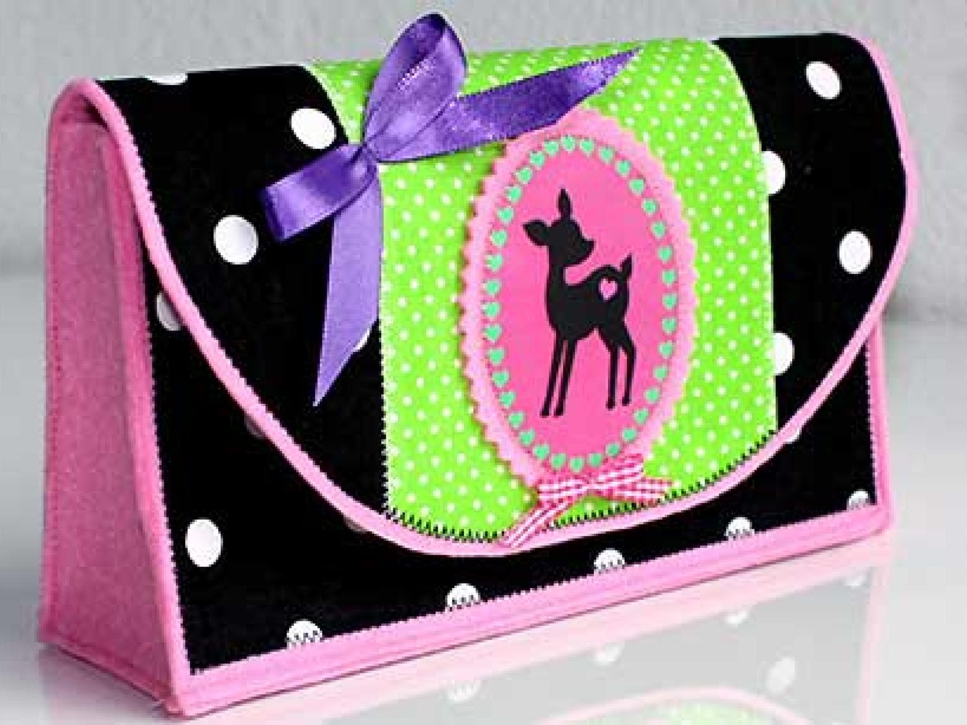 Schminktäschchen mit Reh