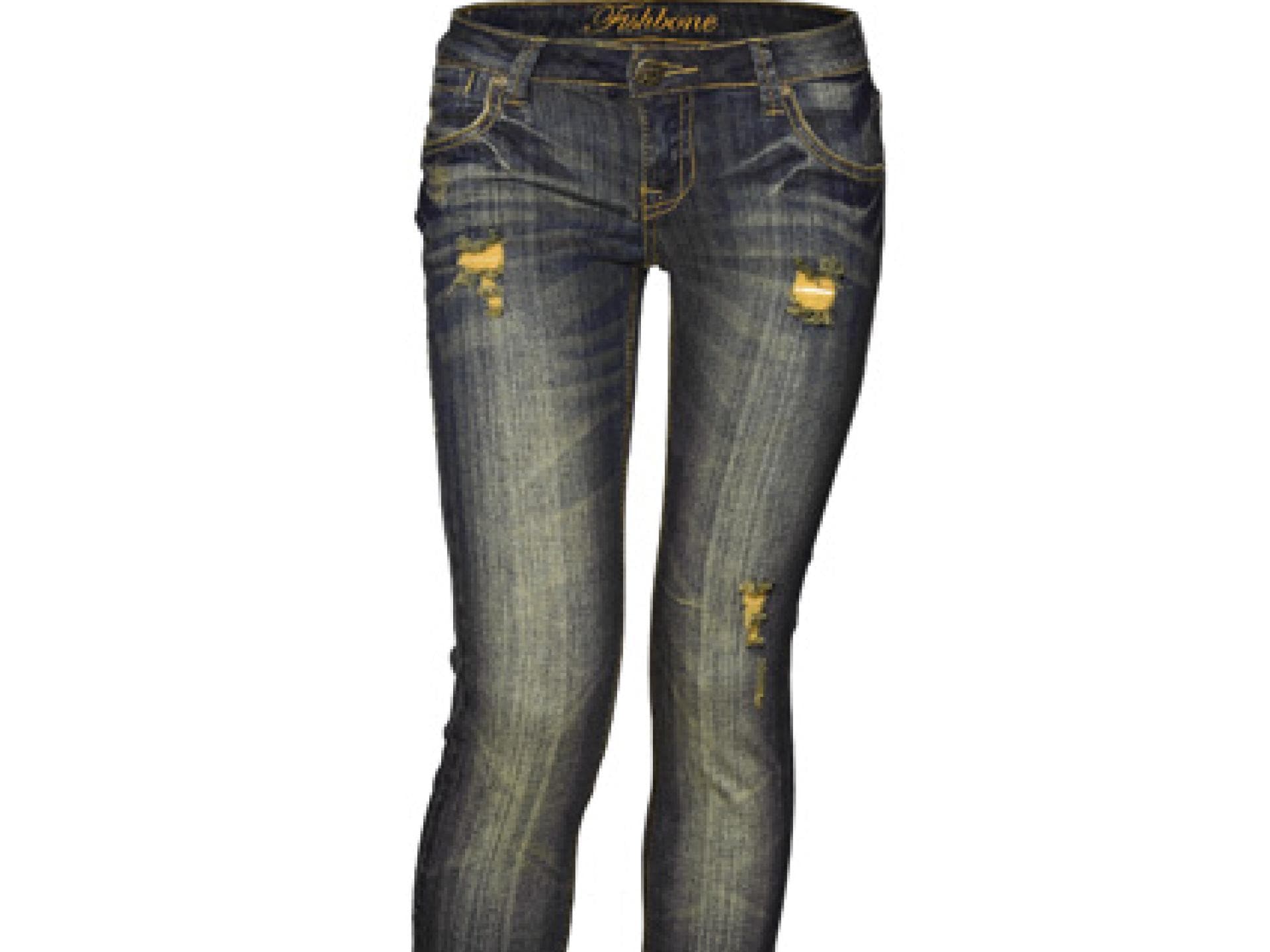 Gerade, enge Hose von New Yorker